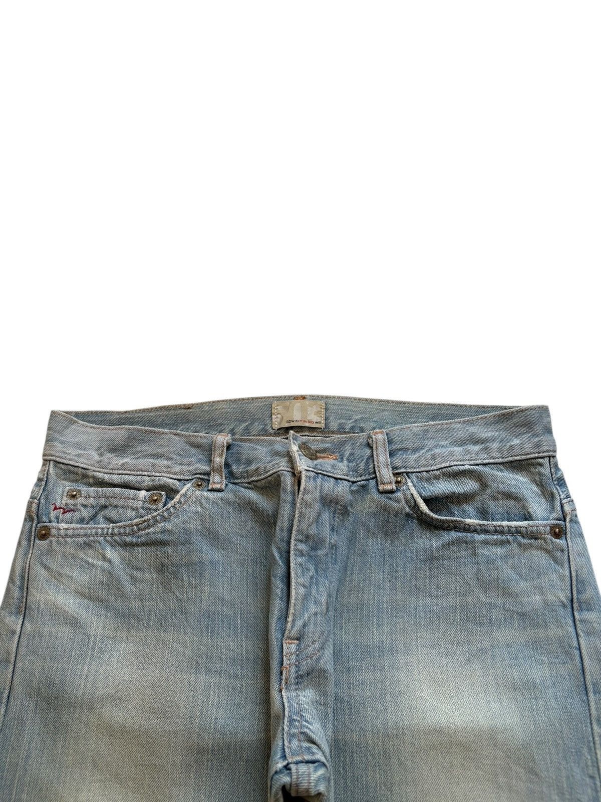 Edwin × Japanese Brand Vintage Edwin 503 Mud Wash Bootcut Flare Jeans Size US 30 / EU 46 - 4 Thumbnail