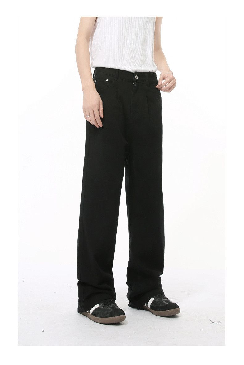 Japanese Brand × Jean Japanese retro straight mid-rise drape jeans Size US 32 / EU 48 - 4 Thumbnail