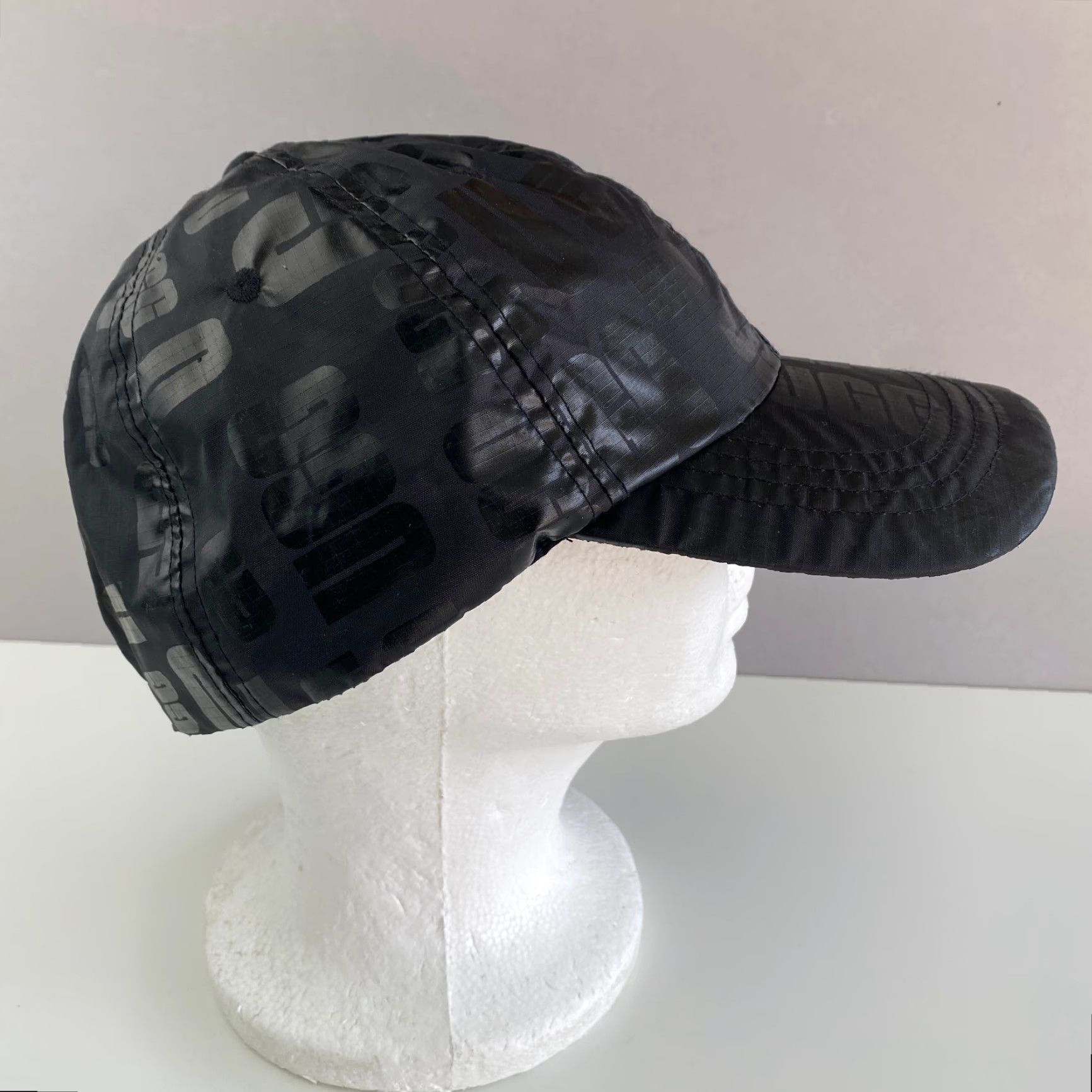 Ugg UGG Snapback Hat Black All Over Print 90s Style Adjustable One Size Mens Womens Boys Girls Size ONE SIZE - 3 Thumbnail