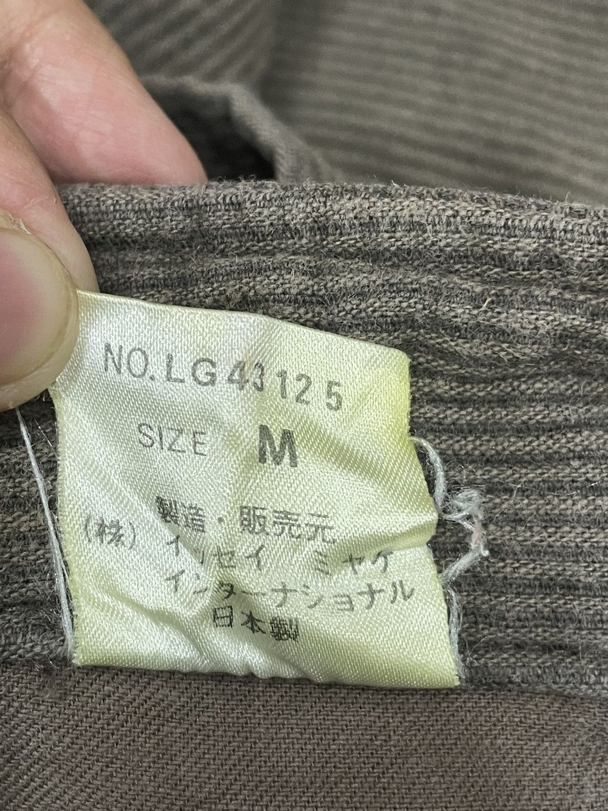 Issey Miyake Vintage 1980s Issey Miyake Men Brush Label Pants Size US 32 / EU 48 - 5 Thumbnail