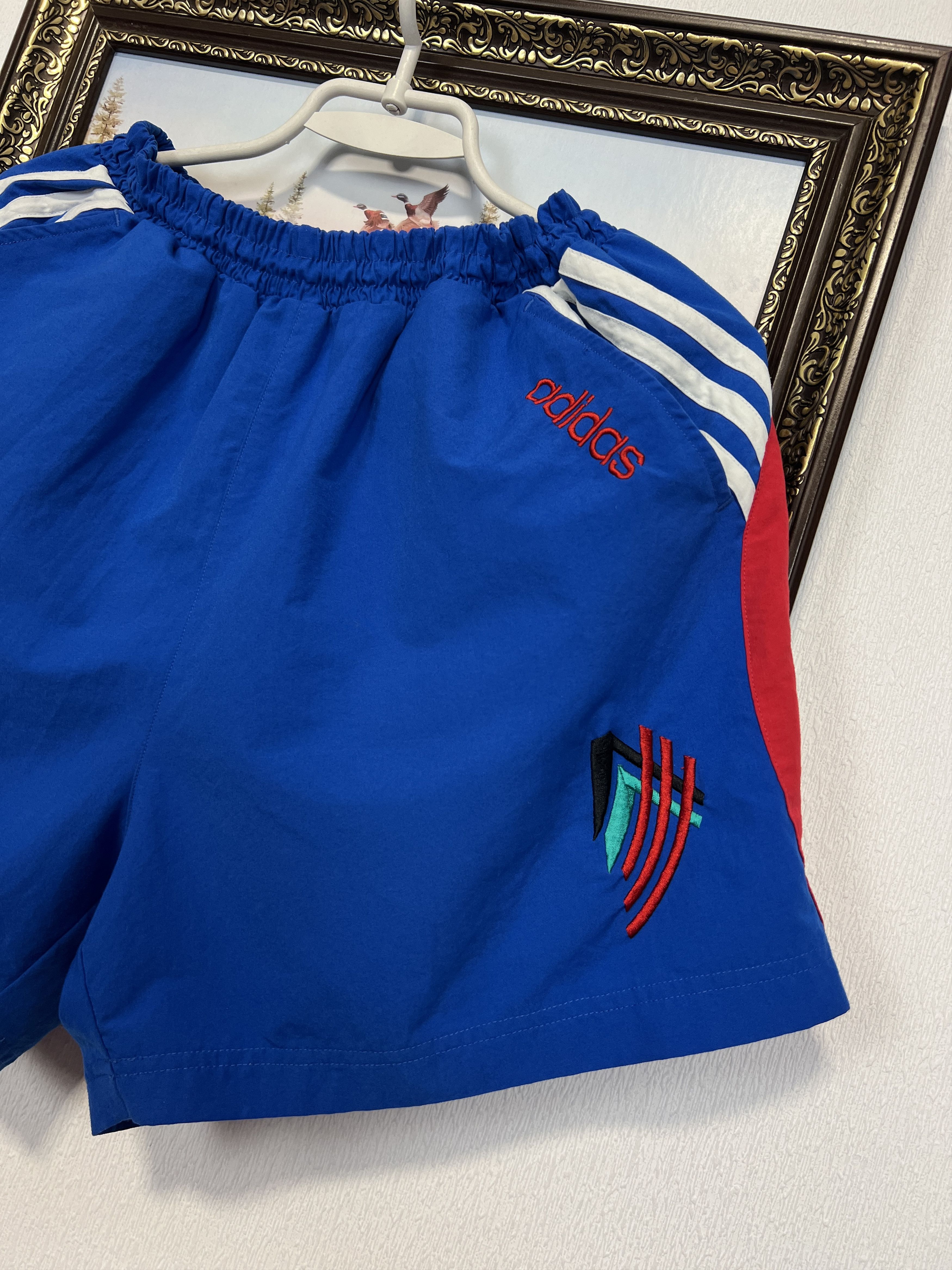 Adidas Vintage 90's Adidas Shorts Sport Rare Sport Swimming Hype Size US 34 / EU 50 - 2 Thumbnail