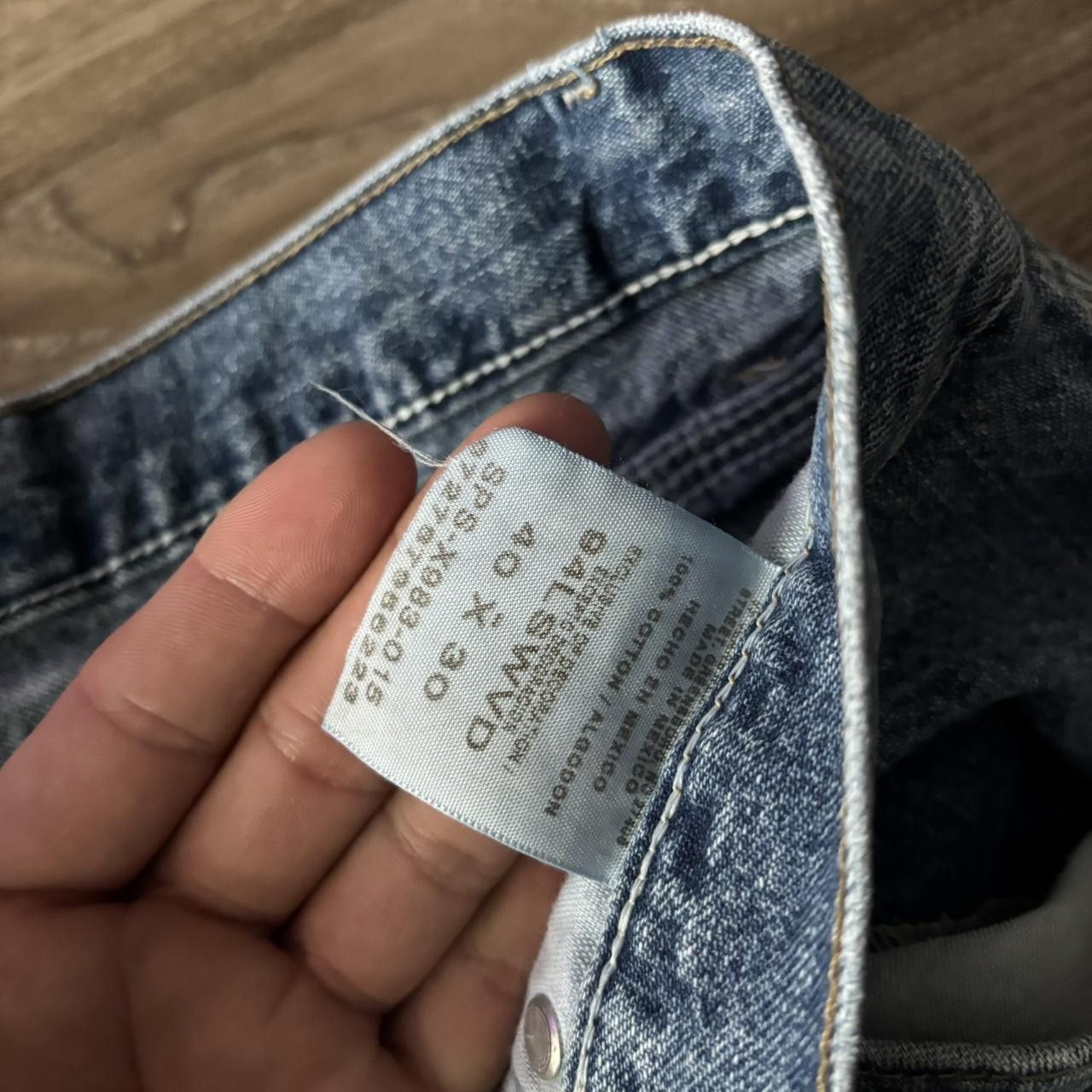 Vintage Crazy Vintage Y2K/2000s Baggy Medium Wash Skater Carpenter Denim Jeans! 40x30 Size US 40 / EU 56 - 8 Thumbnail