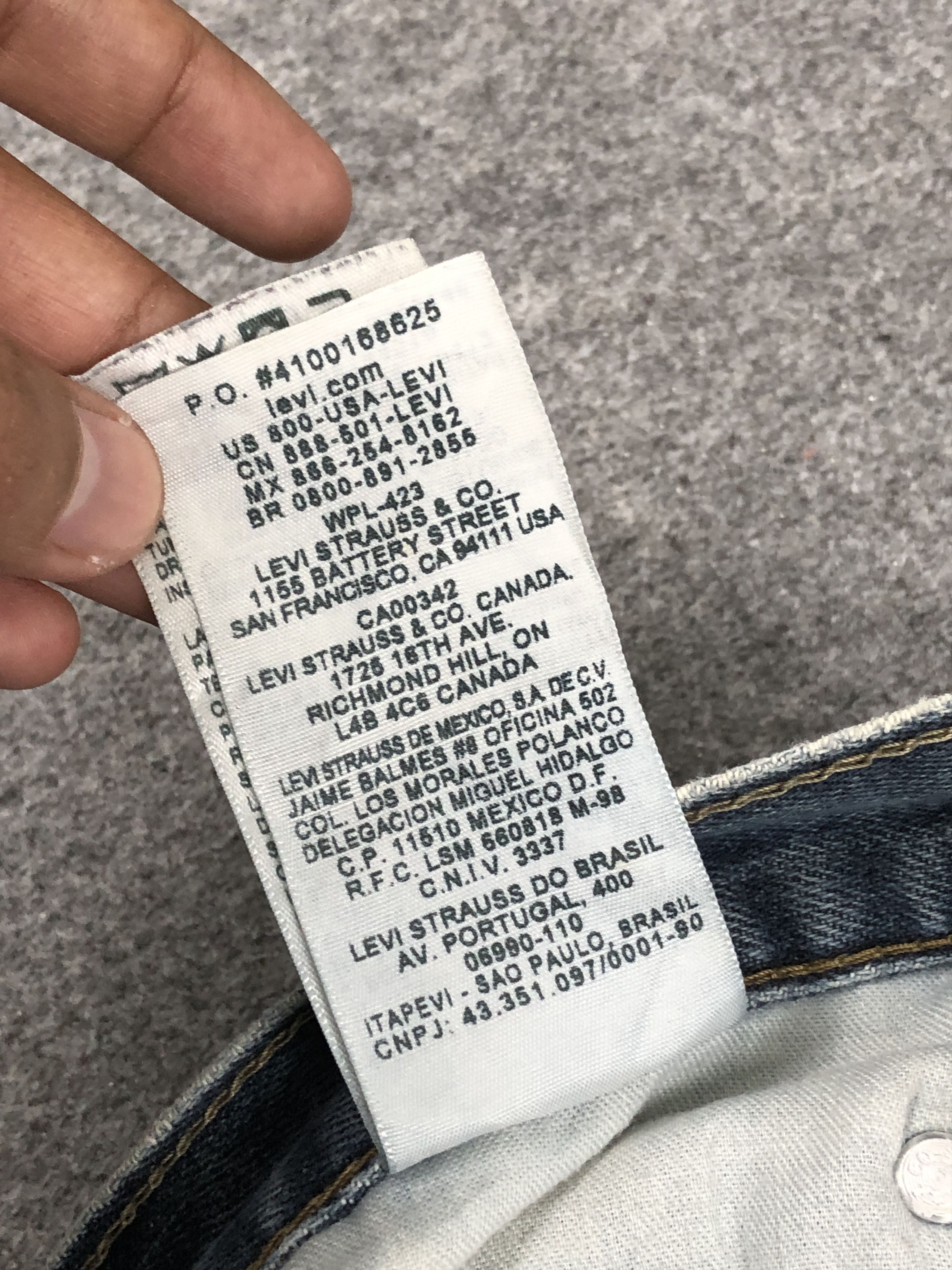 Levi's Vintage Levis 514 Faded Distressed Jeans DP2441 Size US 29 - 8 Thumbnail