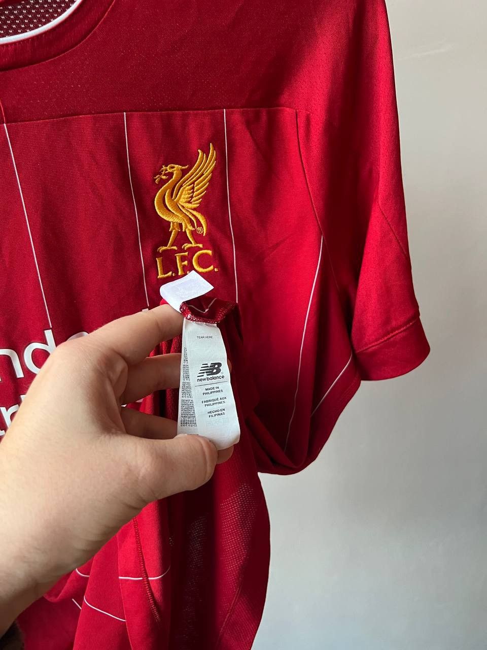New Balance 2019/20 LIVERPOOL FC HOME SOCCER JERSEY FOOTBALL SHIRT SZ M Size US M / EU 48-50 / 2 - 11 Thumbnail