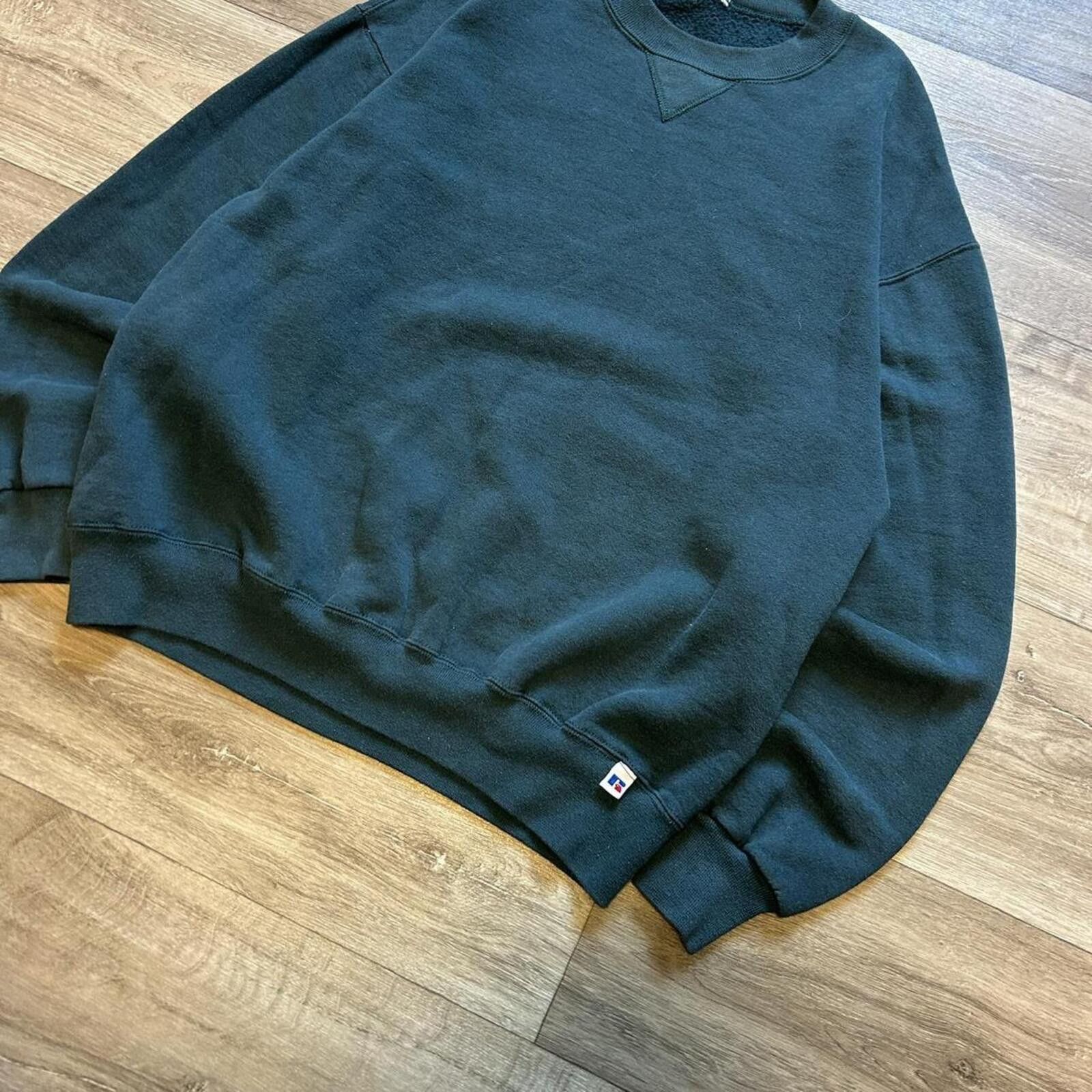 Russell Athletic Russell Athletic Men's Green and Black Sweatshirt Size US L / EU 52-54 / 3 - 2 Thumbnail