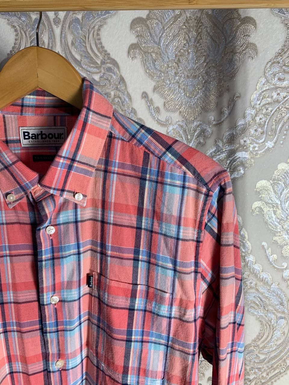 Barbour Vintage Barbour International Oxford Flannel Shirt Casual Size US L / EU 52-54 / 3 - 2 Thumbnail