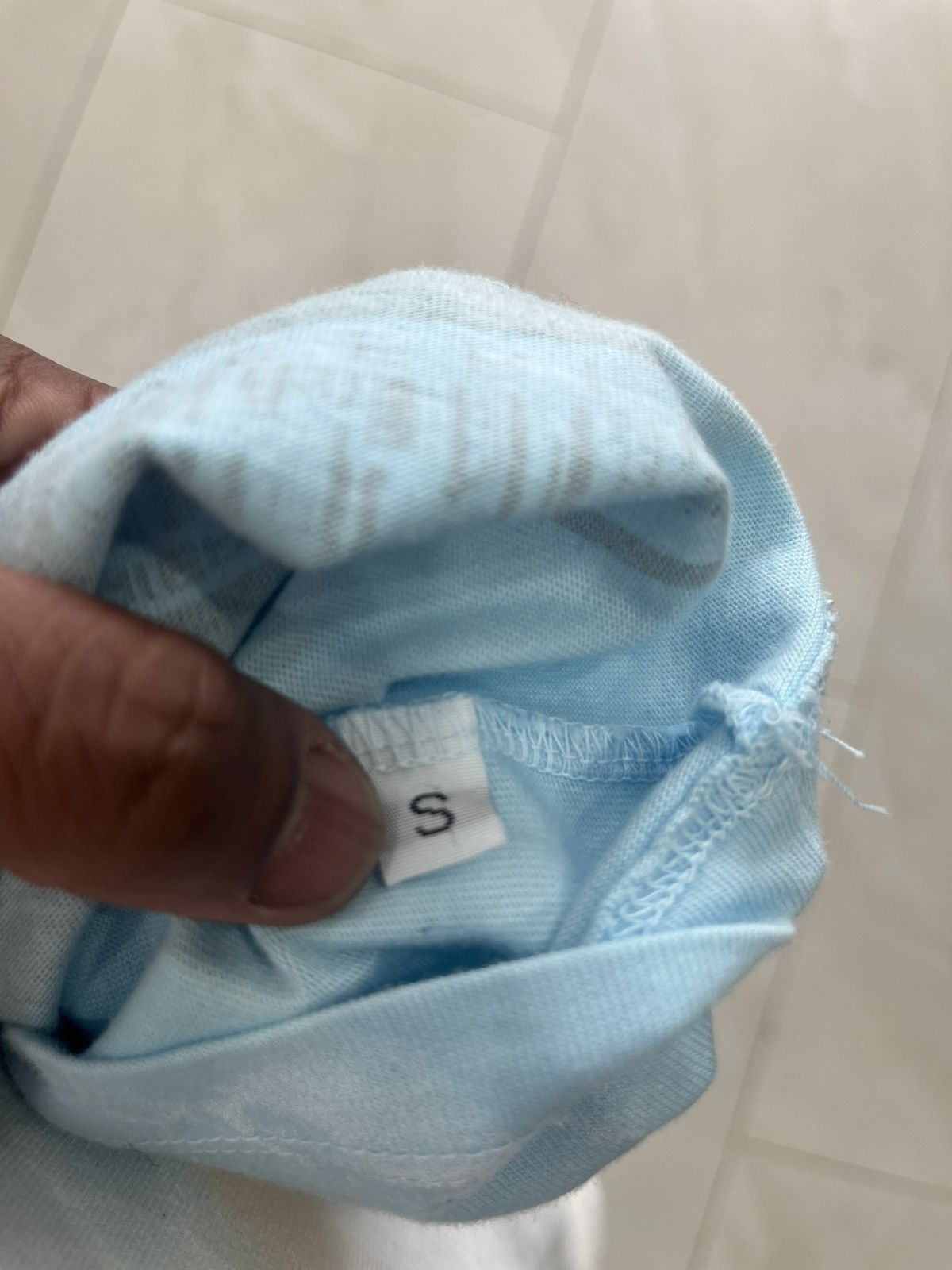 Barriers Barriers Nas Tee " Baby Blue “ Sz. Small Size US S / EU 44-46 / 1 - 4 Thumbnail