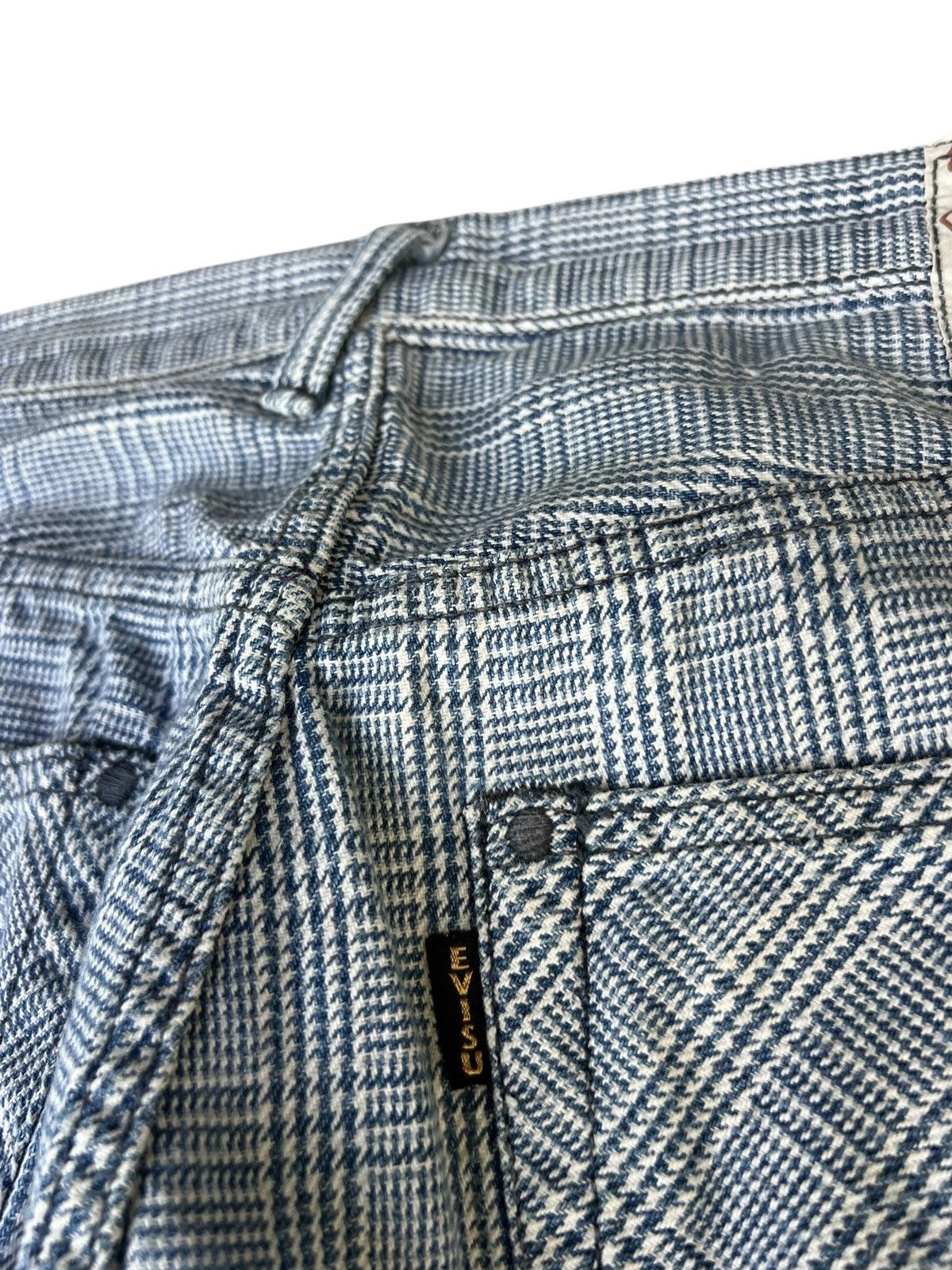 Evisu Vintage Archive Evisu Japan Checkered Jeans Size US 33 - 21 Thumbnail