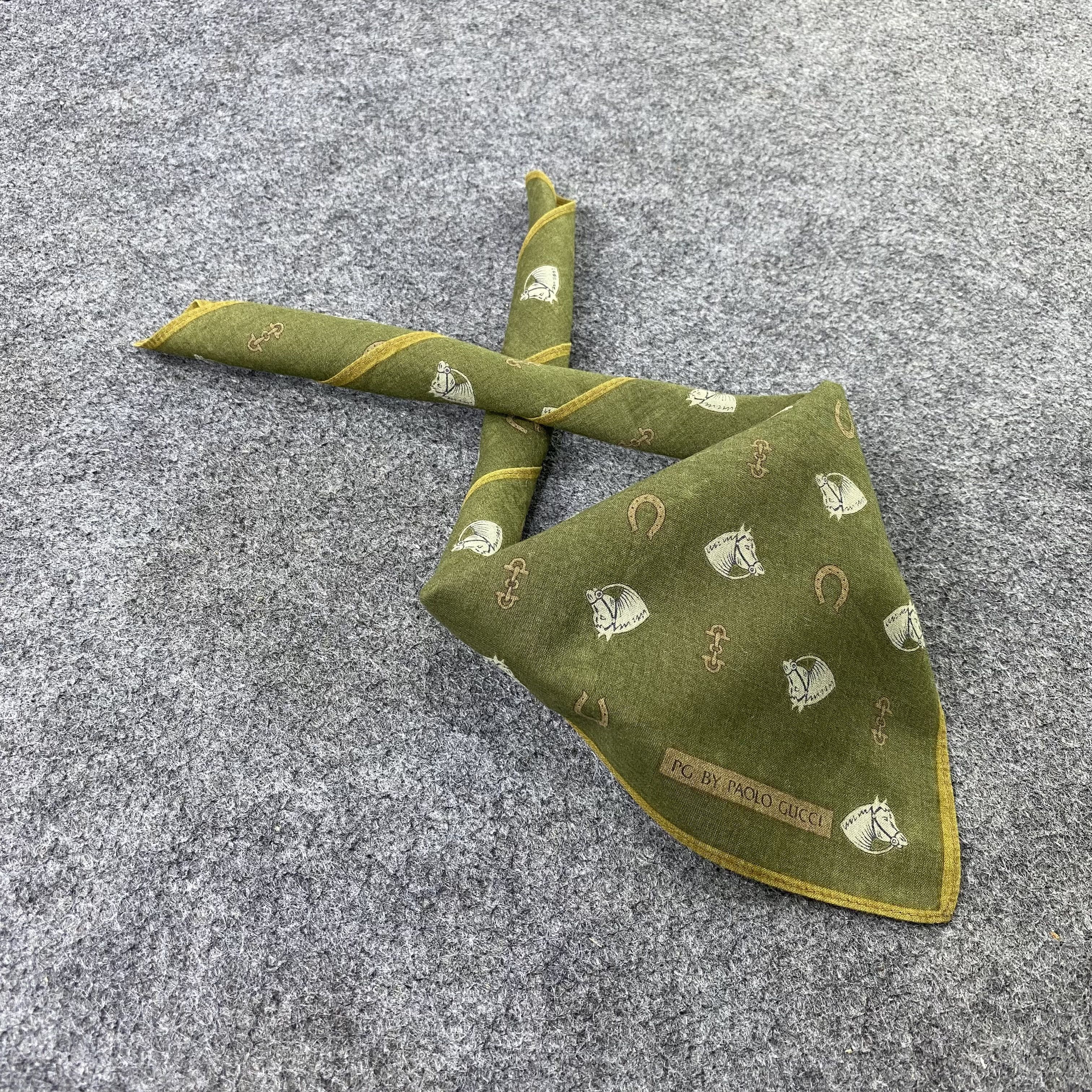 Paolo Gucci Paolo Gucci Handkerchief / Bandana / Neckerchief-B1519 Size ONE SIZE - 1 Thumbnail