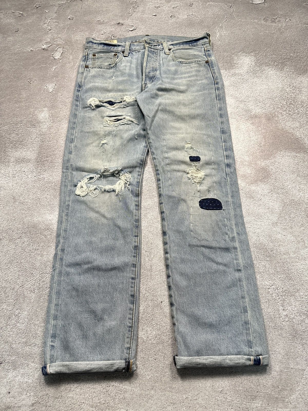 Levi’s 501 XX 150th Boro Kapital Style Selvedge Denim Jeans