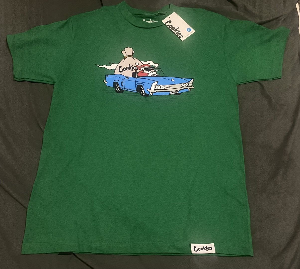 Cookies Green Cookies Santa Graphic Tee Size US M / EU 48-50 / 2 - 1 Thumbnail