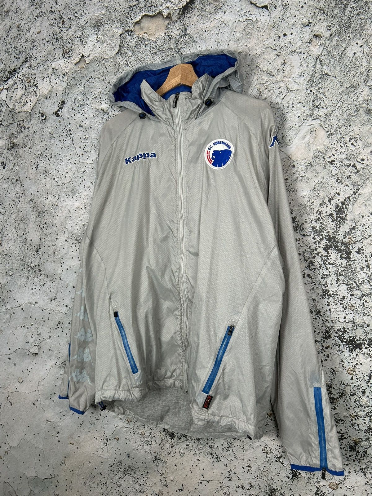 Kappa Vintage FC Kjobenhavn Football Kappa Soccer Light Jacket 90s Size US XL / EU 56 / 4 - 2 Thumbnail