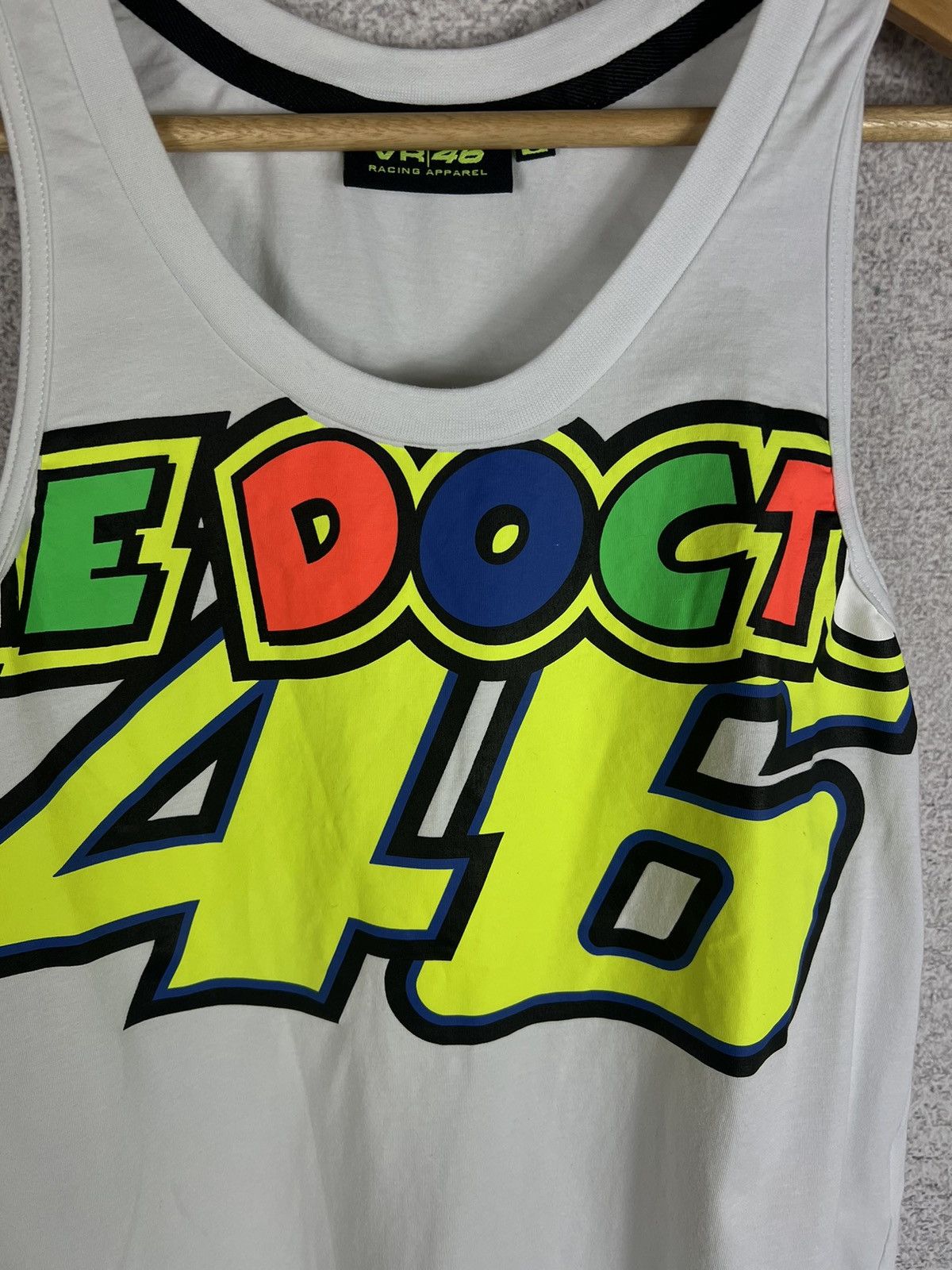 Formula 1 Vintage Valentino Rossi VR46 Tank Top Moto Racing Tee Size US S / EU 44-46 / 1 - 3 Thumbnail