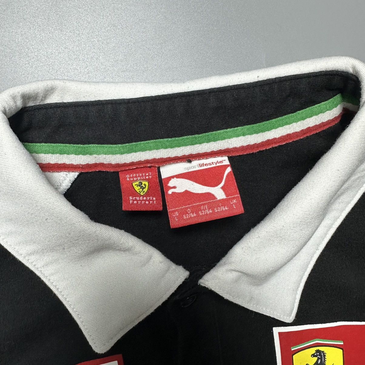 Puma PUMA Men's Sportwear Polo Scuderia Ferrari F1 Team 2014 Size US L / EU 52-54 / 3 - 6 Thumbnail