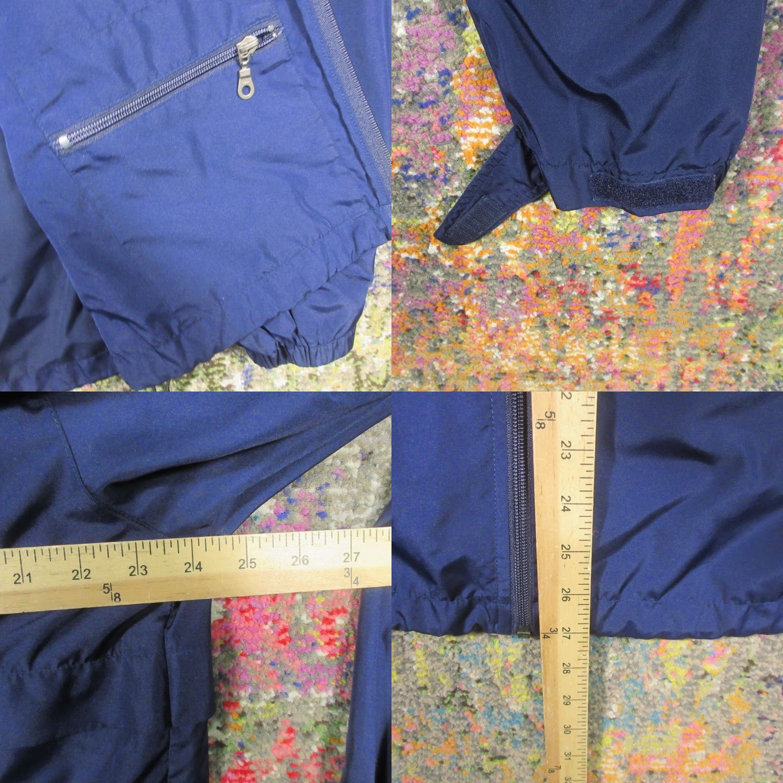 Eddie Bauer Eddie Bauer Windbreaker Jacket Men M Blue Hooded Lightweight Vented Back Stow Nylon Softshell Zip Outdoor Hiking Size US M / EU 48-50 / 2 - 8 Thumbnail