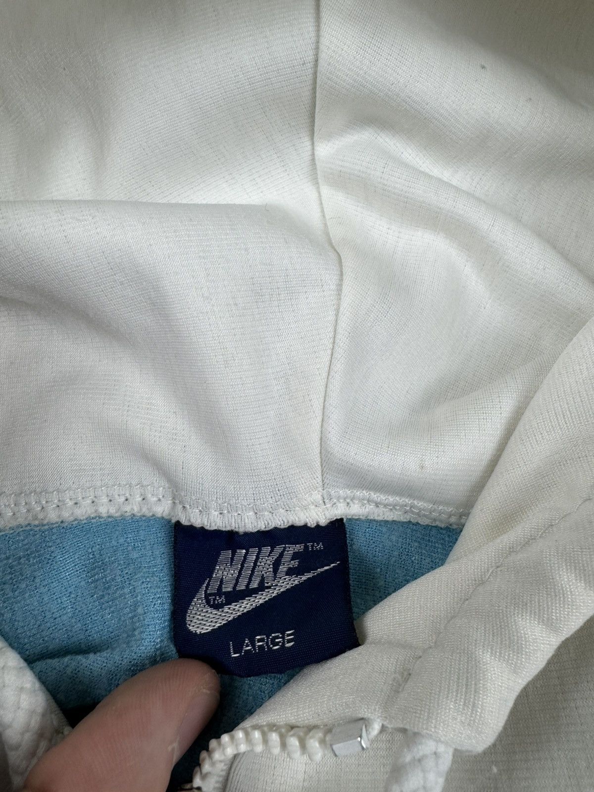 Nike × Vintage NIKE VINTAGE CENTER LOGO OVERSIZE BOXY HOODIE Size US L / EU 52-54 / 3 - 6 Thumbnail