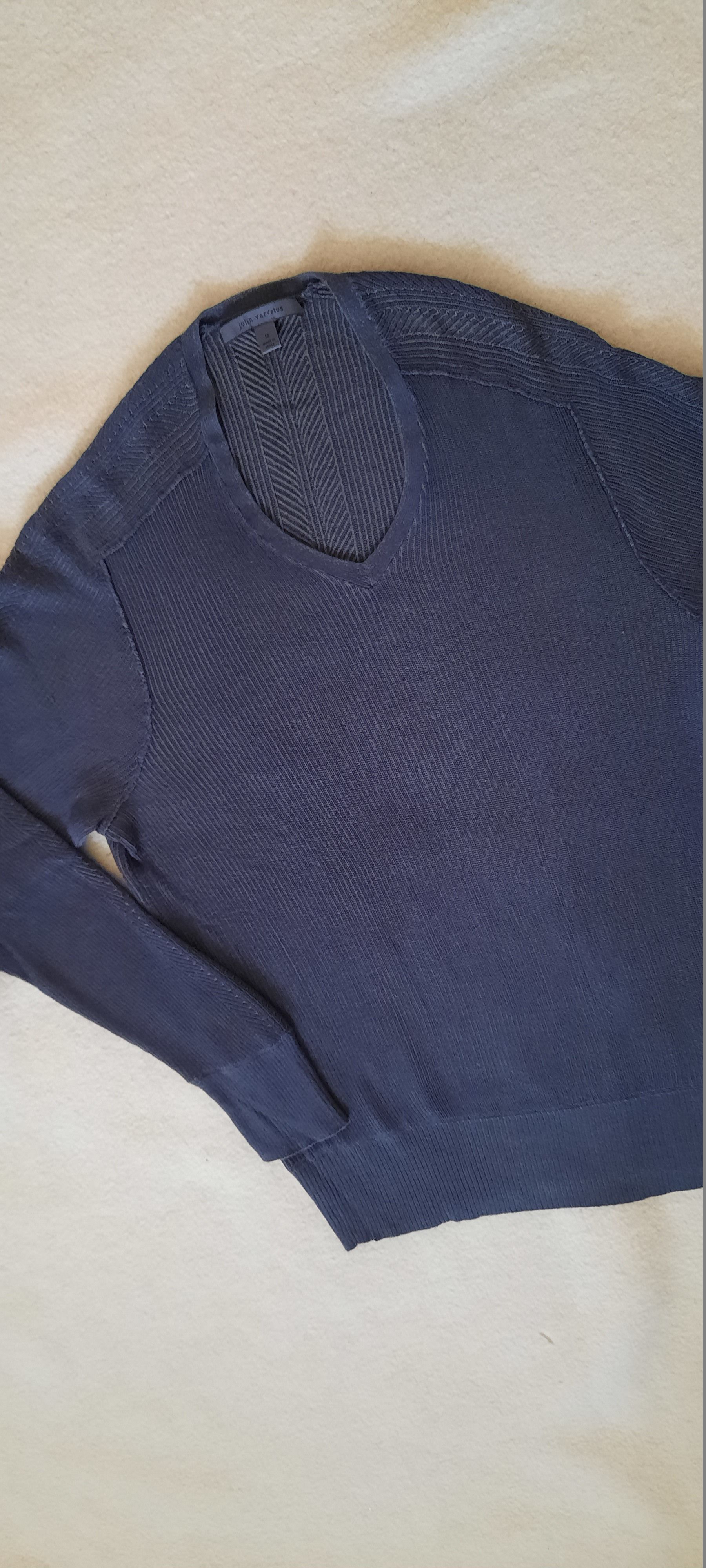 John Varvatos JOHN VARVATOS Men's Sweater Grayish Green Size M Size US M / EU 48-50 / 2 - 4 Thumbnail