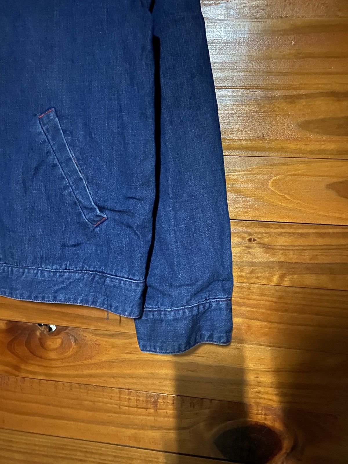 Japanese Brand HOMES’ Japanese Denim Zip Jacket | Indigo Workwear Style Size US S / EU 44-46 / 1 - 8 Thumbnail