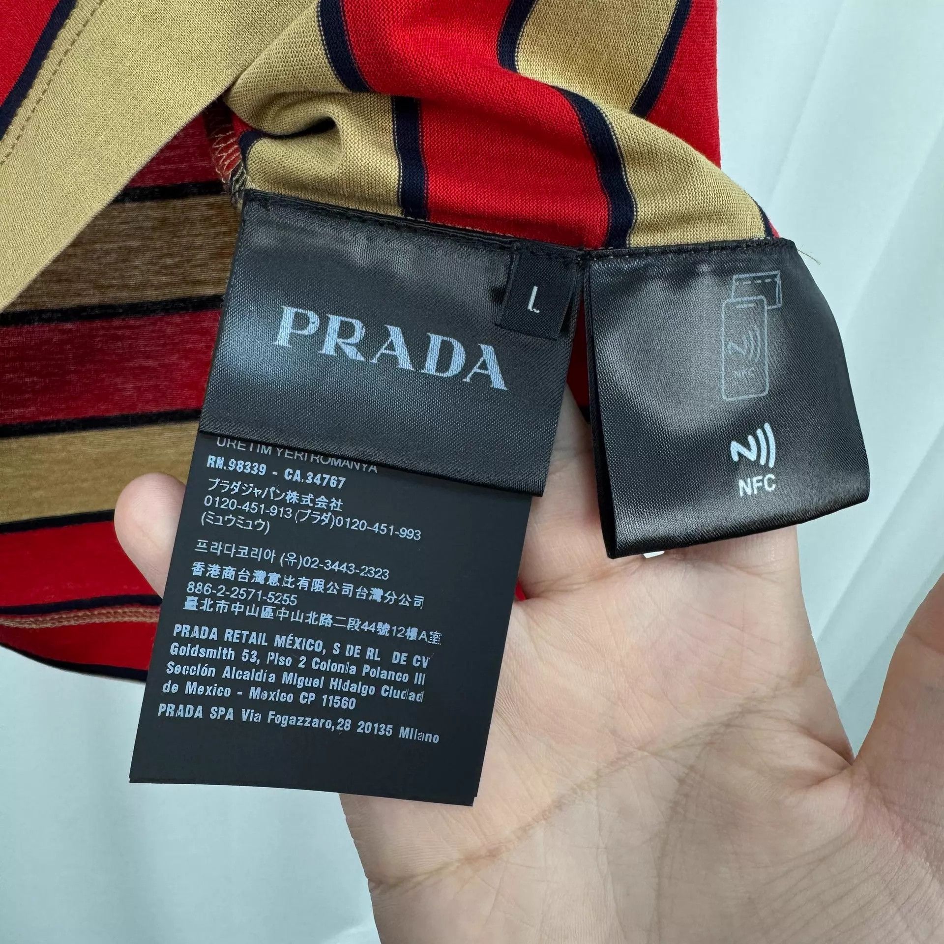 Prada Prada 24fw Embroidered P Polo L new Size US L / EU 52-54 / 3 - 6 Thumbnail