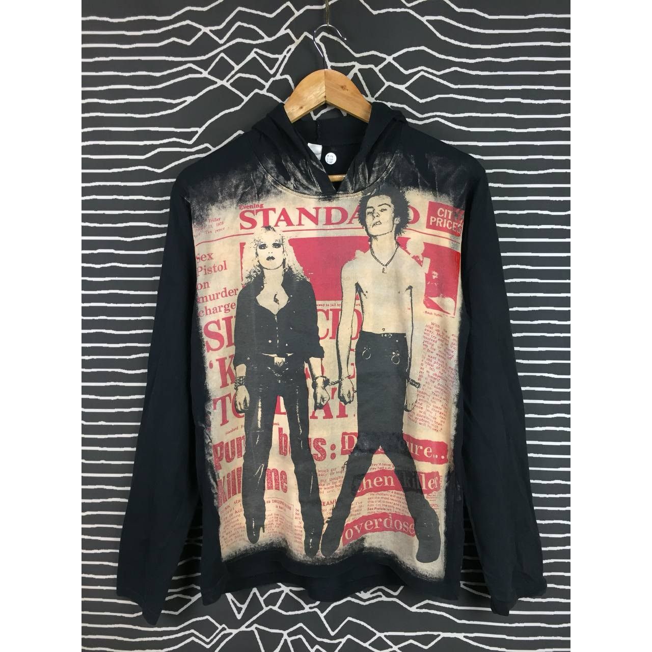Band Tees Sid And Nancy Sex Pistols AOP Punk Aesthetic Hoodie Size US M / EU 48-50 / 2 - 1 Thumbnail