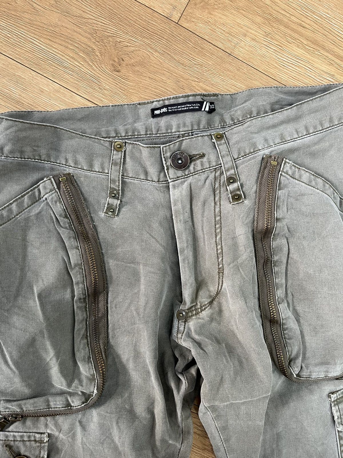 If Six Was Nine RARE PROKEDS FLARE JEANS BALENCIAGA STYLE BOOTCUT Size 32" / US 10 / IT 46 - 4 Thumbnail