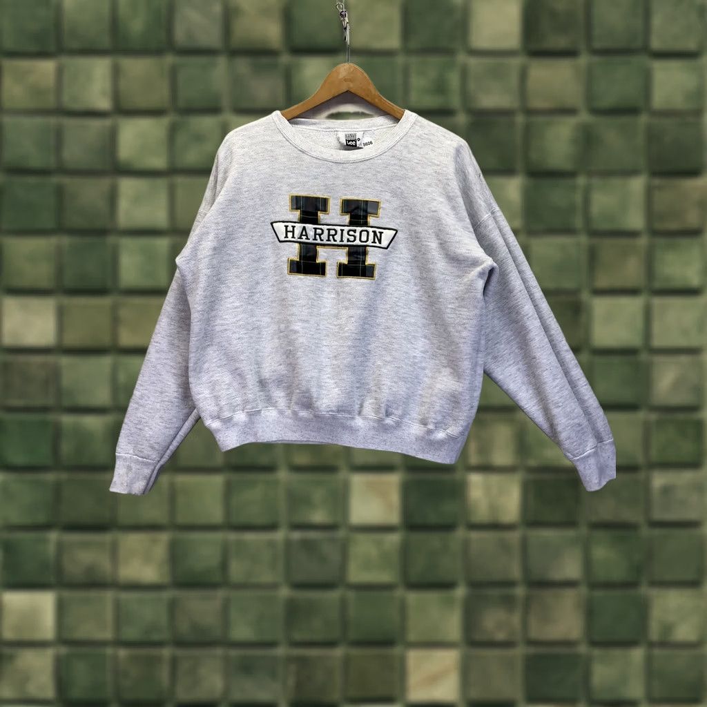 Lee VINTAGE Lee Heavy Weight Cotton Wens Sweatshirt USA Made-XL 8606 Gray 1990s Mens Womens Adults Boys Girls Shirt Hoodie Sweatshirt N/A Size XL / US 12-14 / IT 48-50 - 1 Thumbnail