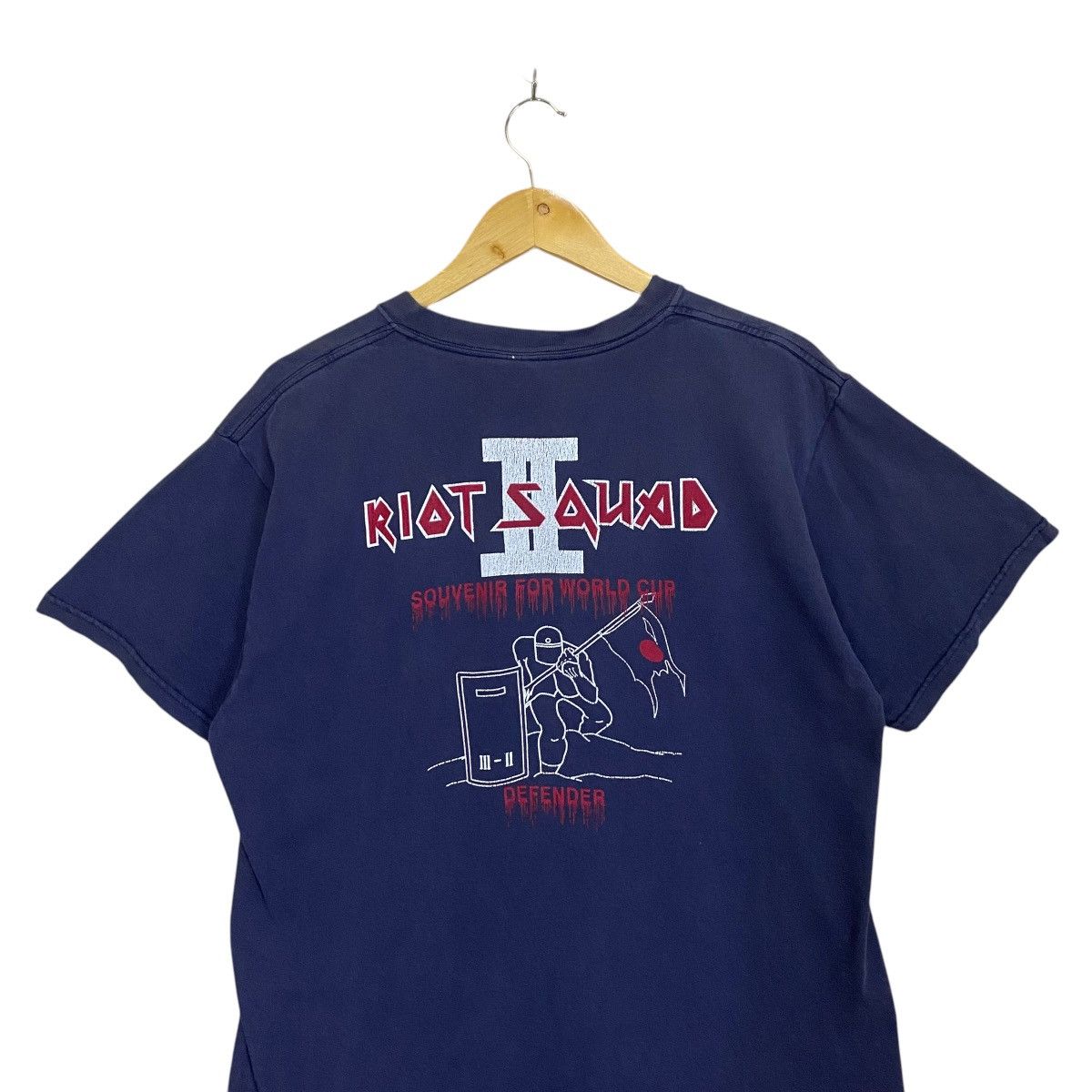 Japanese Brand Vintage 90s Riot Squad Big Logo Shortsleeve Tee Size US M / EU 48-50 / 2 - 4 Thumbnail