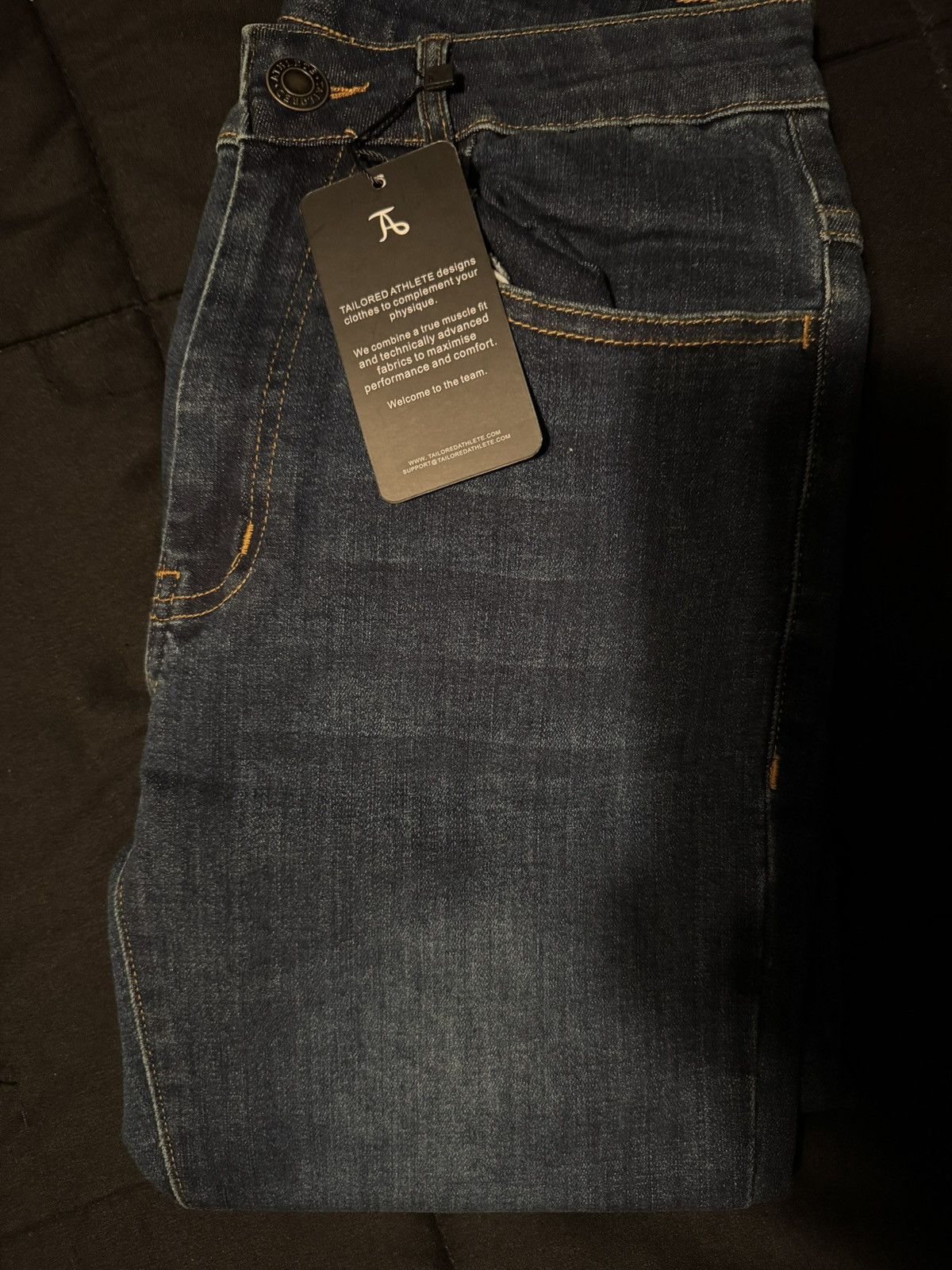 Other ATHLETIC FIT JEANS IN MID BLUE Size US 32 / EU 48 - 7 Thumbnail