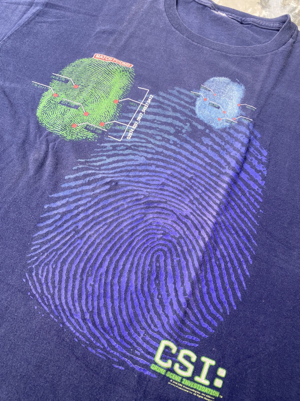 Other CSI: “Match Found” Fingerprint Graphic Tee (2000s) Size US L / EU 52-54 / 3 - 2 Thumbnail