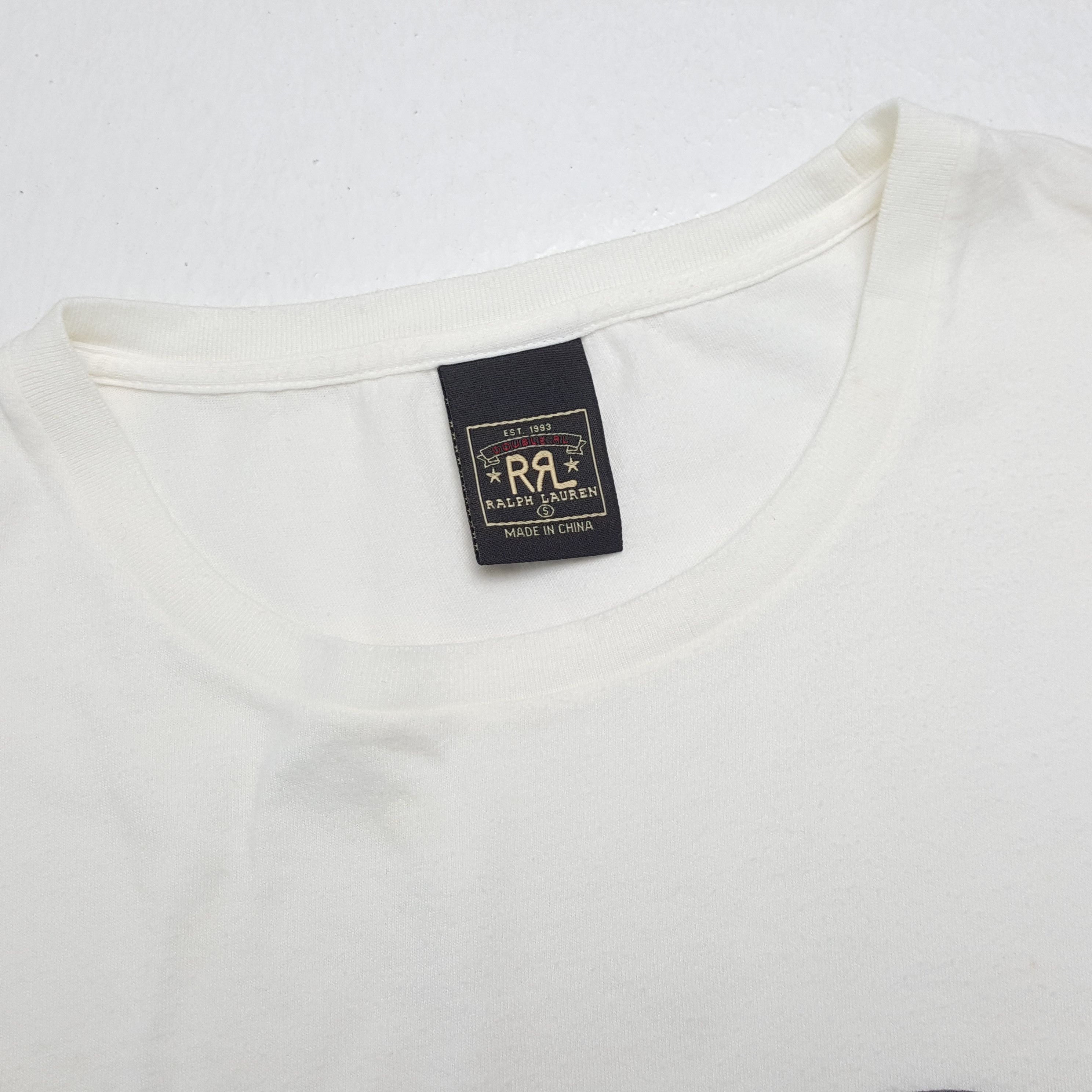RRL Ralph Lauren × Ralph Lauren × Vintage Vintage RALPH LAUREN Polo Double RL Logo T-Shirts Size US S / EU 44-46 / 1 - 6 Thumbnail