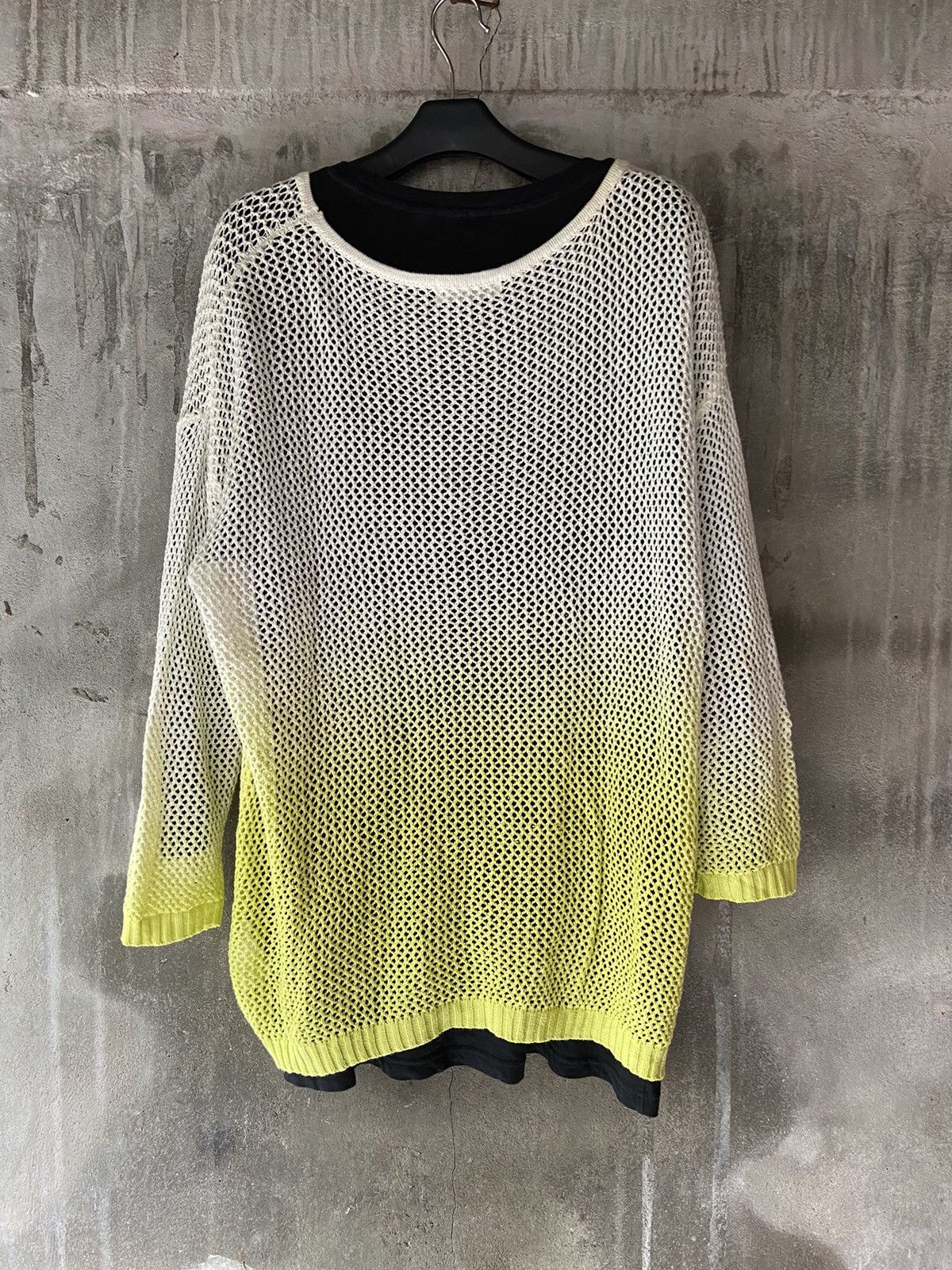 Beauty Beast JAPANESE BROWNY KNIT 2 IN 1 LONG SLEEVE UNIQLO UNDERCOVER Size US L / EU 52-54 / 3 - 7 Thumbnail