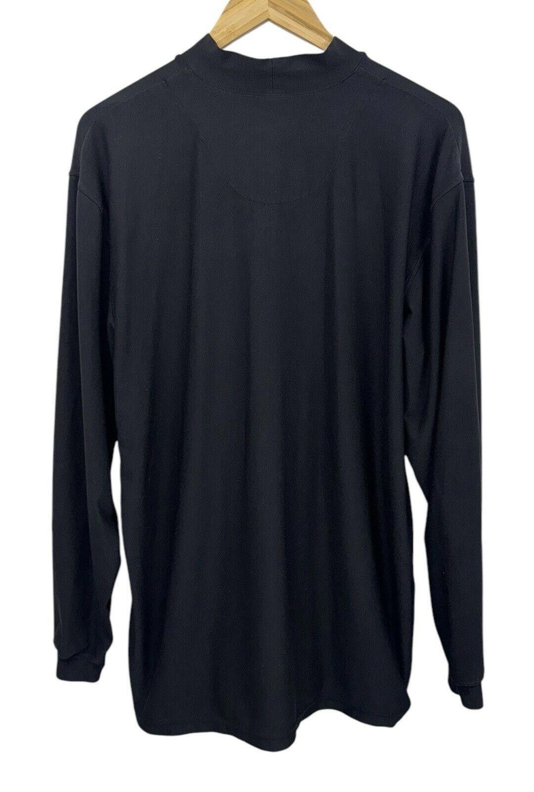 Nike Vintage Nike Golf Dri Fit Black Mock Neck Turtleneck XL Size US XL / EU 56 / 4 - 3 Thumbnail
