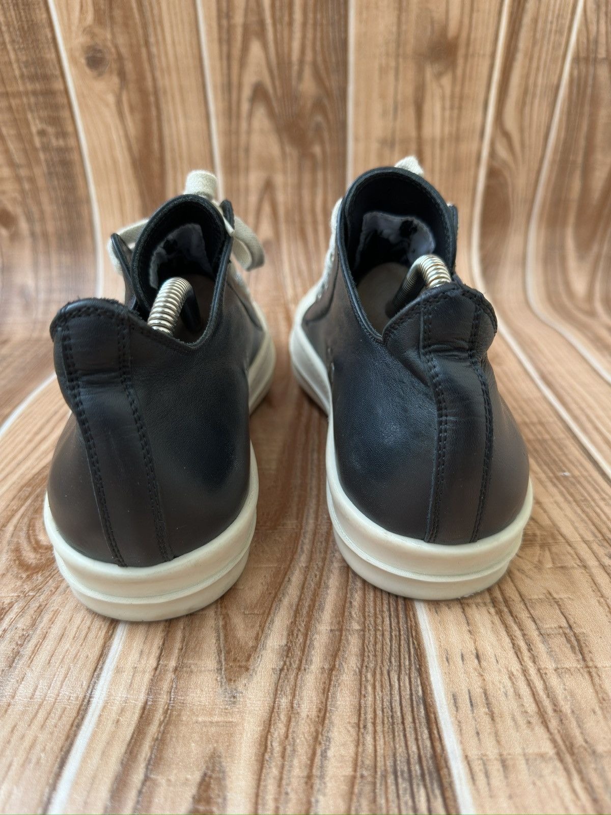 Rick Owens S/S 17 Black Milk Mainline Ramones Sneaks Size US 7 / EU 40 - 12 Thumbnail