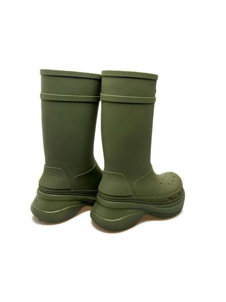 Balenciaga × Crocs o1in1g0724 Crocs™ Boots in Green Size US 12 / EU 45 - 4 Thumbnail