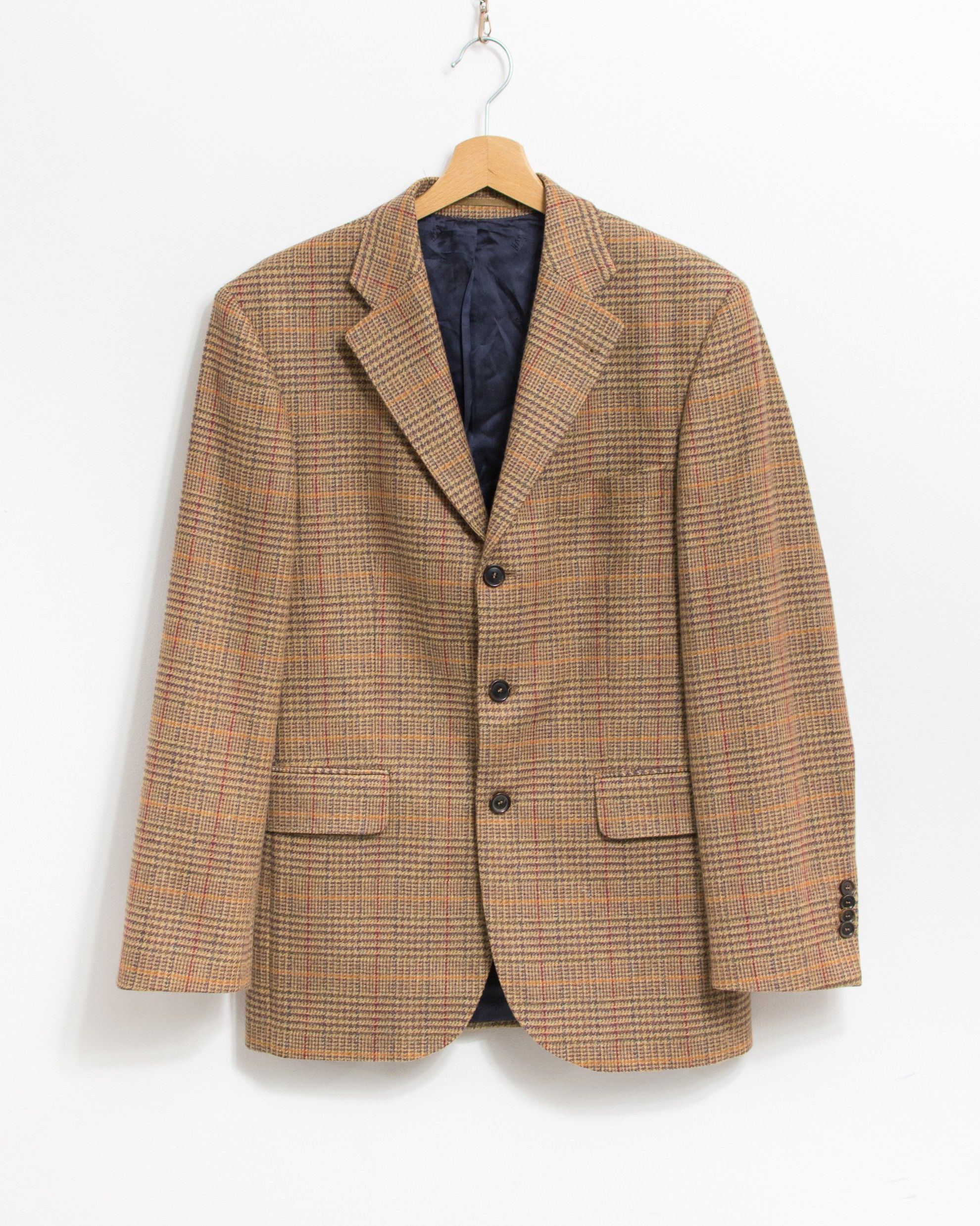 Other SØR x Johnstons Vintage Cashmere Blazer - Plaid Tweed Jacket Size 48R - 2 Thumbnail