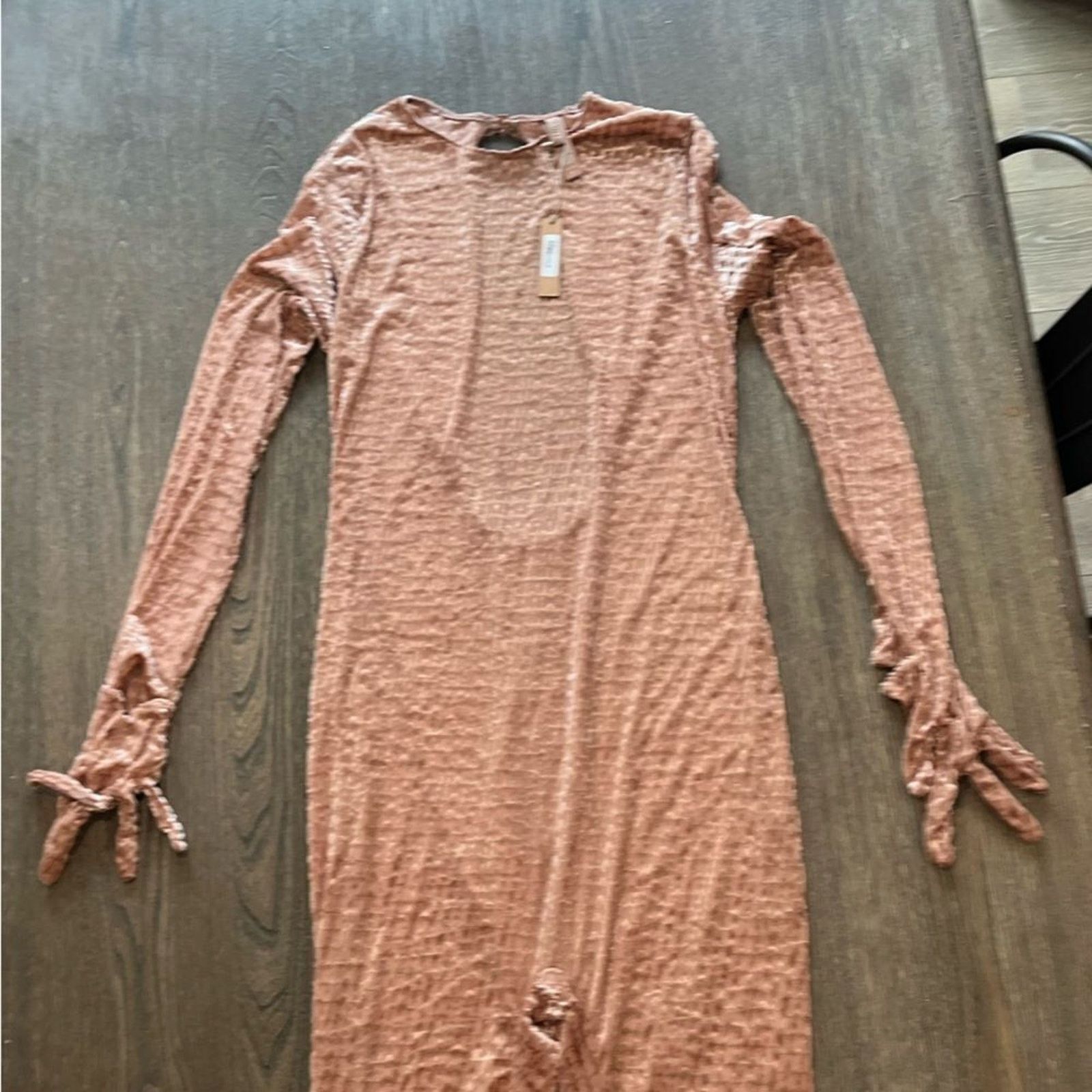 SKIMS NWT Skims Velvet Stirrup Catsuit Logo One-piece Jumpsuit 2X Size 31" - 2 Thumbnail