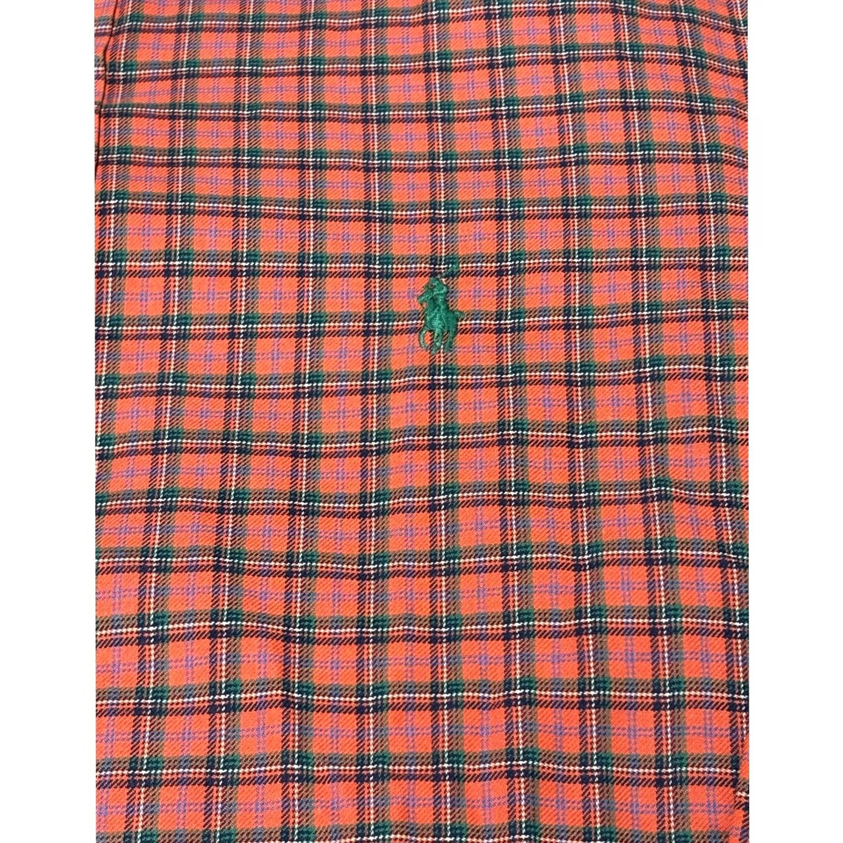 Polo Ralph Lauren Polo Ralph Lauren Mens Classic Fit Plaid Button-Down Shirt Red Green Tartan M Size US M / EU 48-50 / 2 - 2 Thumbnail