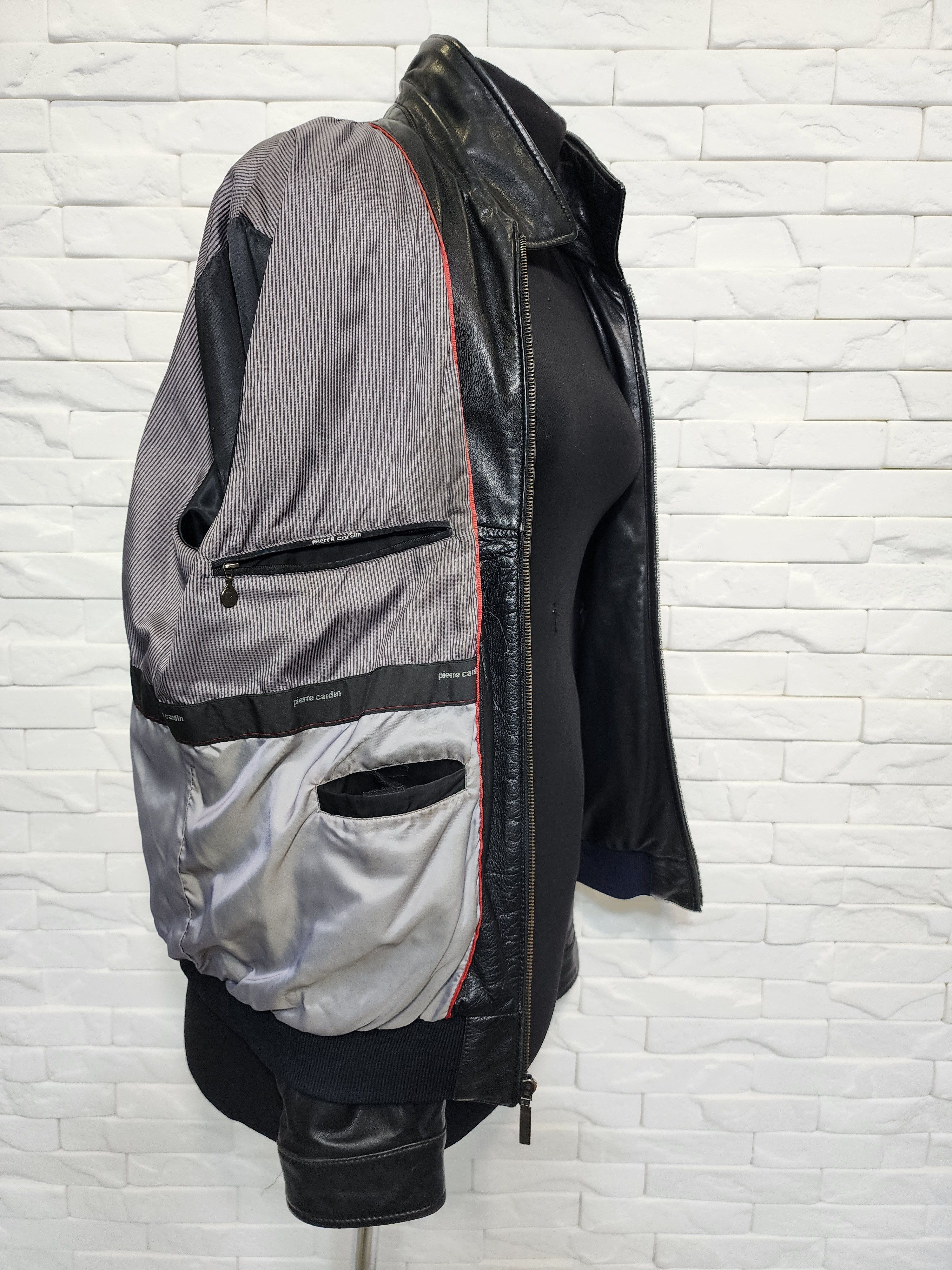 Pierre Cardin Exquisite Black Genuine Leather Jacket: Size US L / EU 52-54 / 3 - 9 Thumbnail