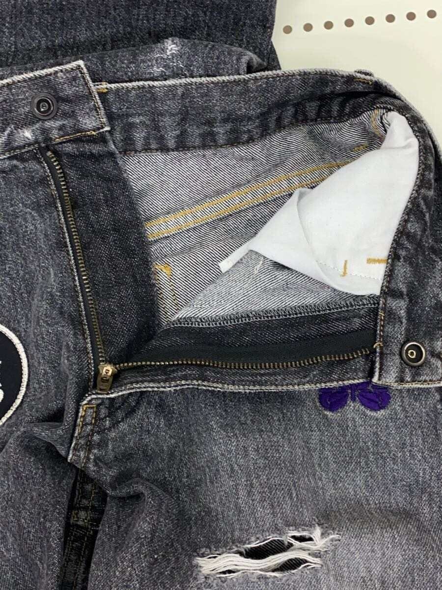 Needles Needles Denim Track Pants Grey Size US 32 / EU 48 - 3 Thumbnail