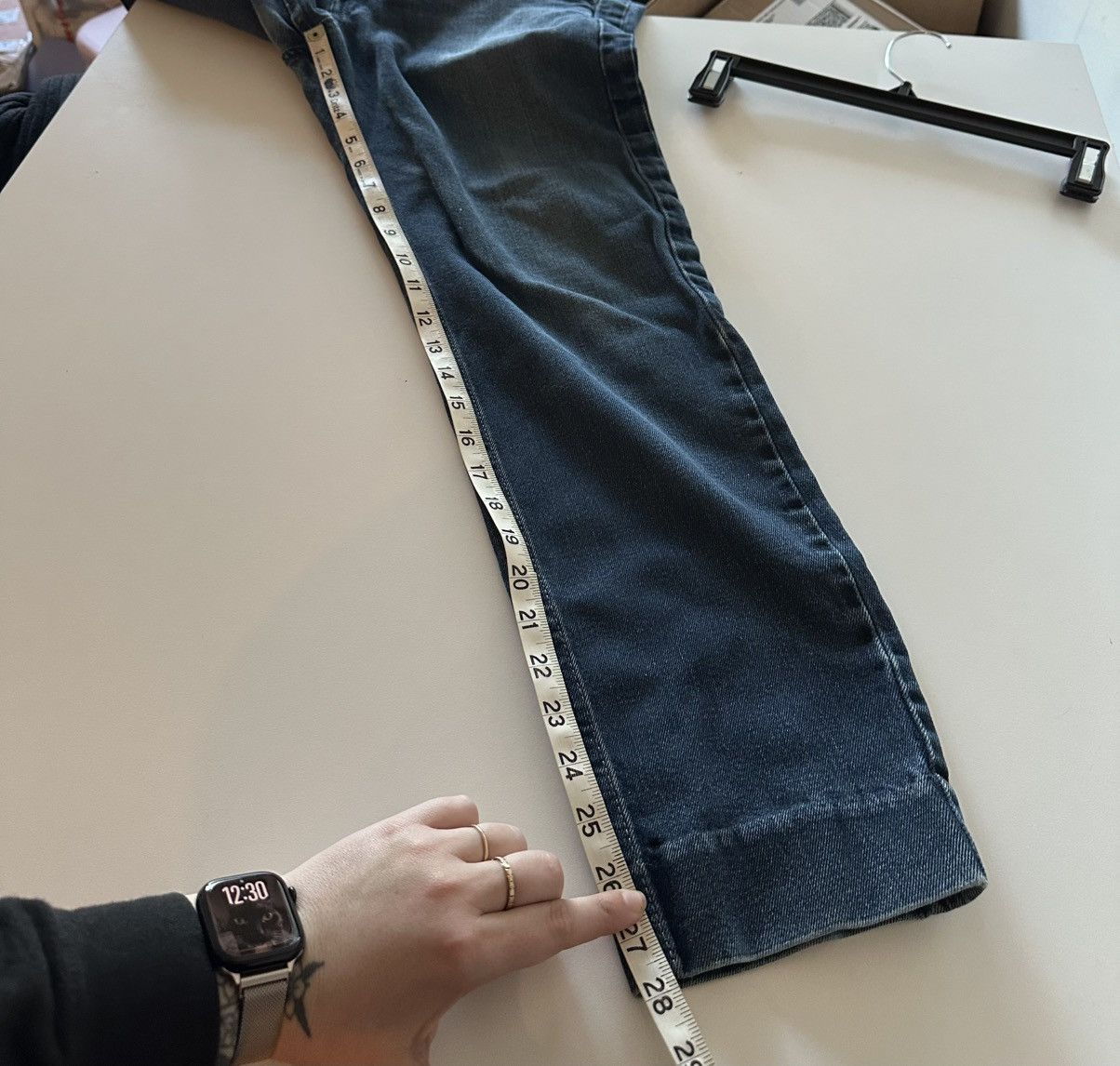 Diesel Diesel Blue Slim Chino Denim Dark Wash Welt Back 34 Jeans Size US 34 / EU 50 - 4 Thumbnail