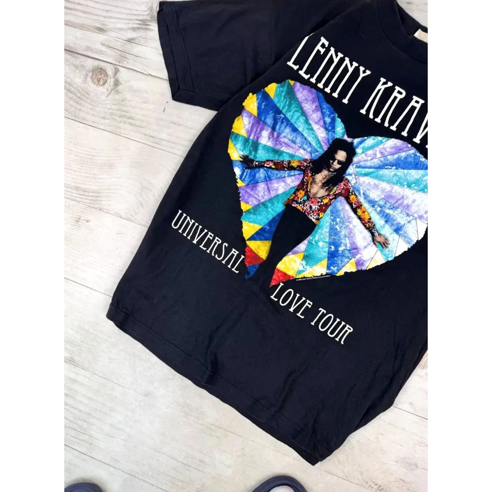 Vintage VINTAGE Nike Shirt Mens 1993 Universal Love Tour T Shirt Black L Size XS Size US L / EU 52-54 / 3 - 4 Thumbnail