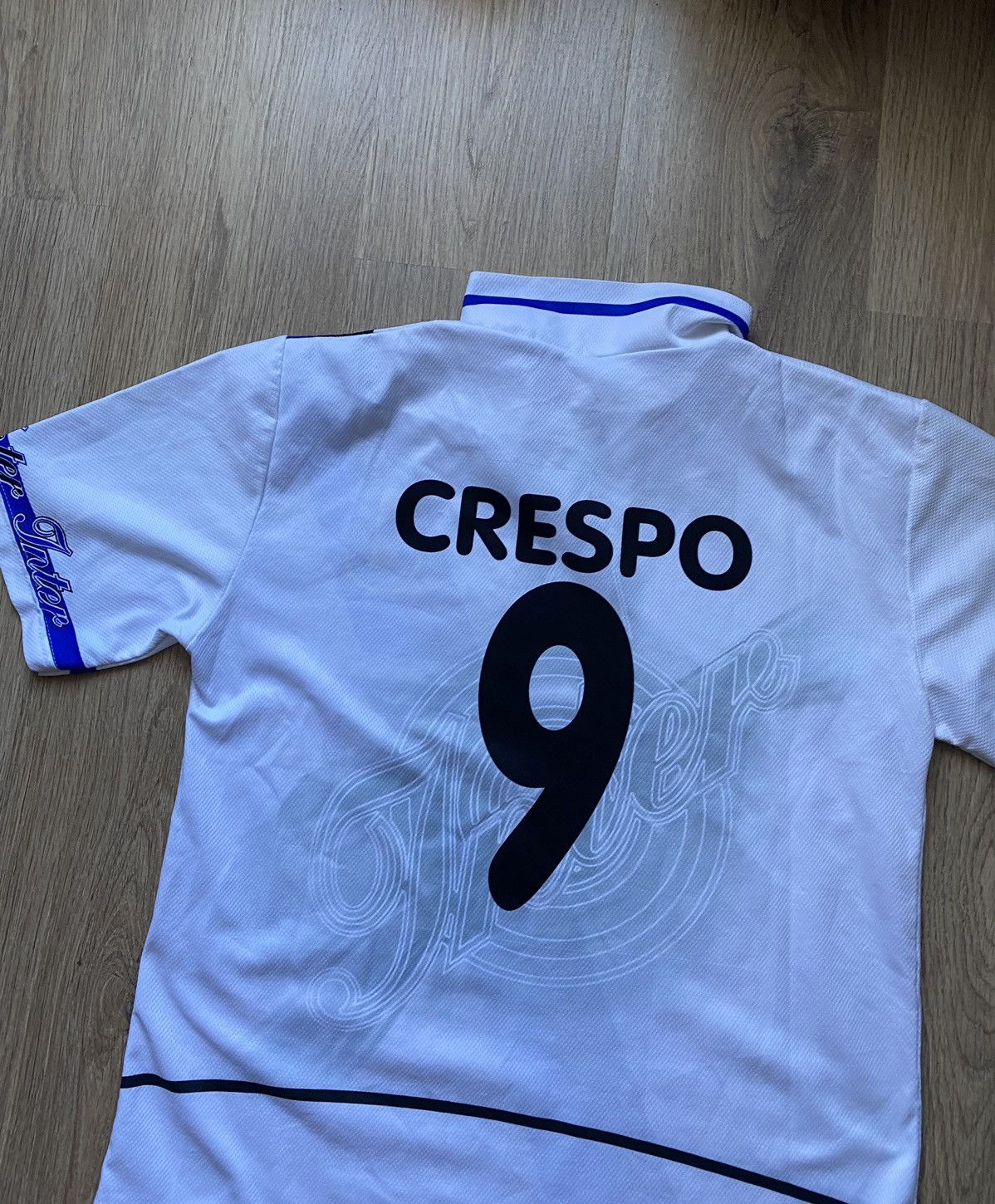 Nike × Vintage Retro Y2K Inter Milan Crespo 2001/02 Home Jersey Size US L / EU 52-54 / 3 - 5 Thumbnail