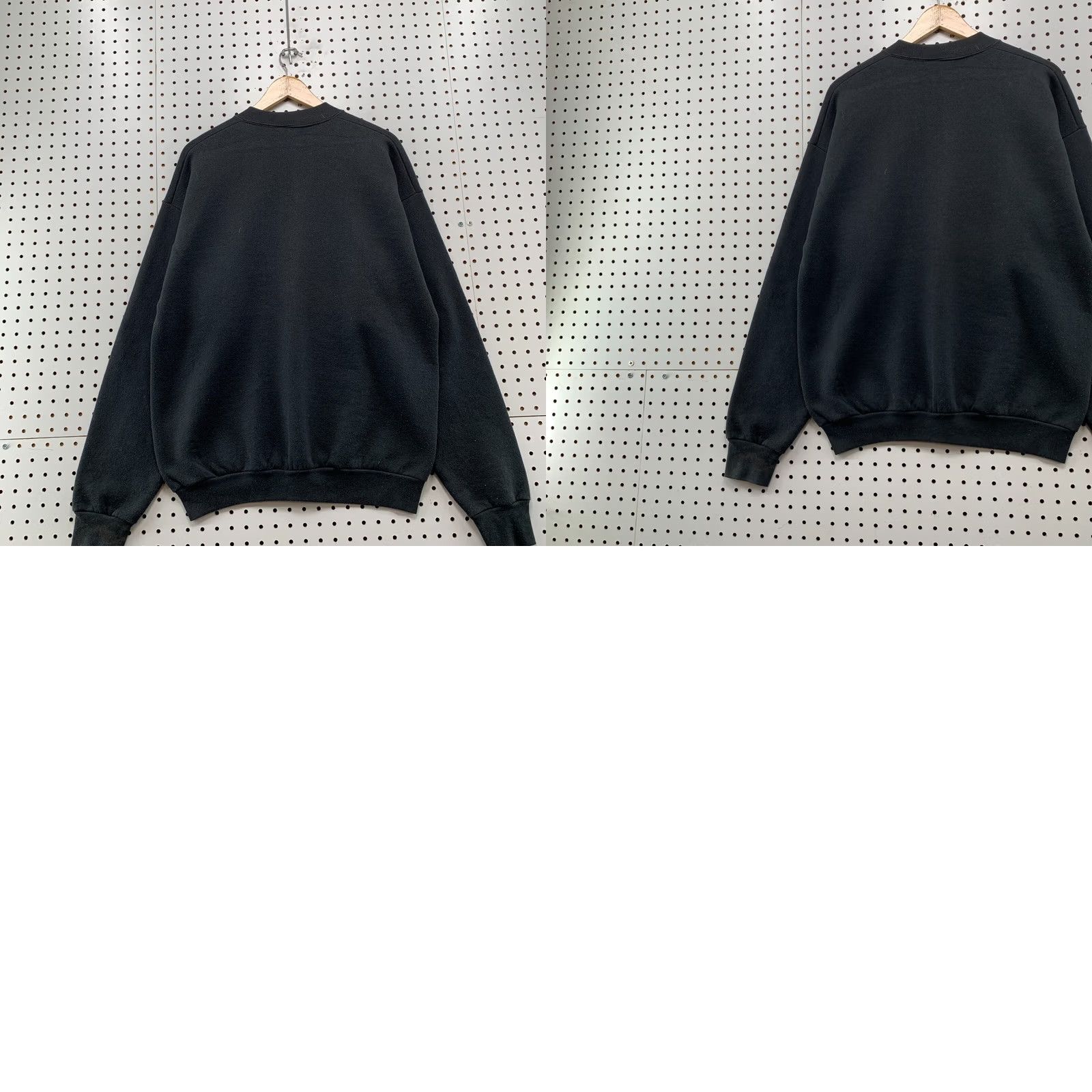 Fruit Of The Loom VINTAGE 90s Clarissa School Of Fashion Design Crewneck Sweatshirt Mens XL Black Graphic Print Nike Size US XL / EU 56 / 4 - 9 Thumbnail