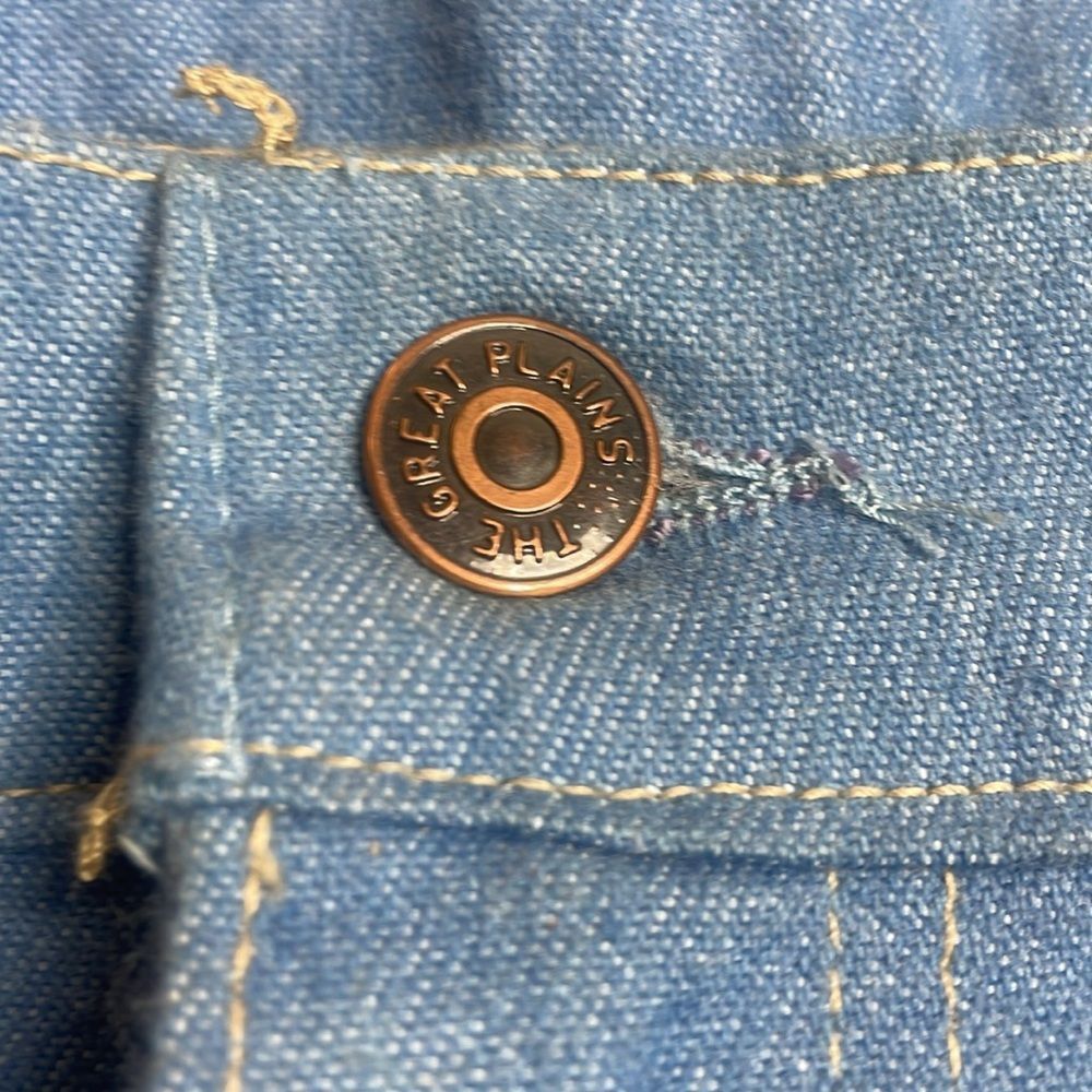 Vintage 70s Vintage Mens Bootcut Jeans The Great Plains Clothing Co Size US 35 - 5 Thumbnail