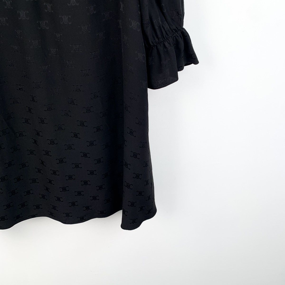 Celine Celine 22 Black Mulberry Silk Dress Size XS / US 0-2 / IT 36-38 - 4 Thumbnail