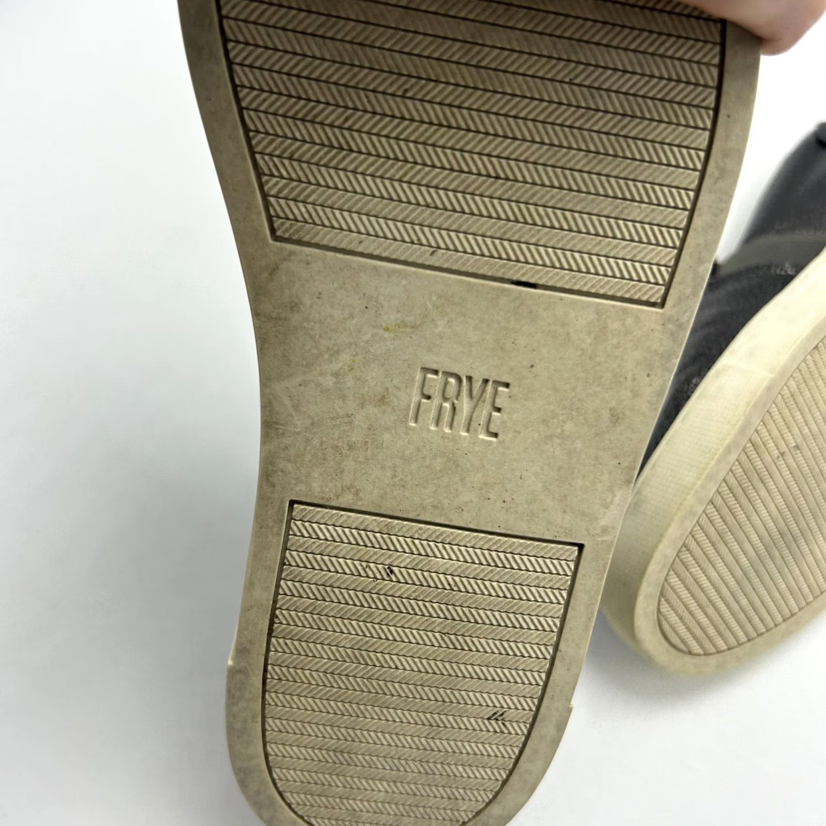 Frye Frye Womens 7.5 M Ivy Metallic Pewter Leather Comfort Casual Slip On Sneakers Size US 8 / IT 38 - 7 Thumbnail
