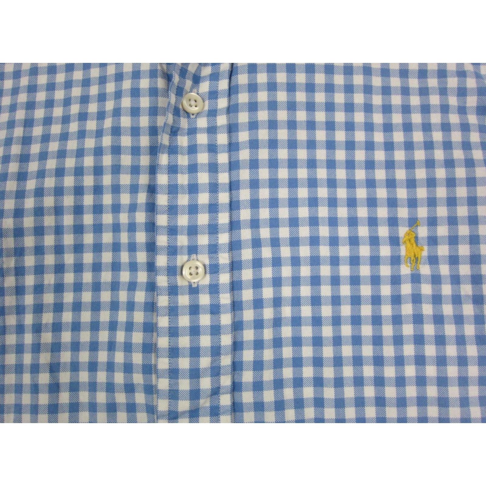 Ralph Lauren Ralph Lauren Shirt Mens XL Blue Yellow Pony Gingham Check Classic Button-Up Collared Long Sleeve Slim Fit Nature: Preppy Dad Style Size US XL / EU 56 / 4 - 3 Thumbnail