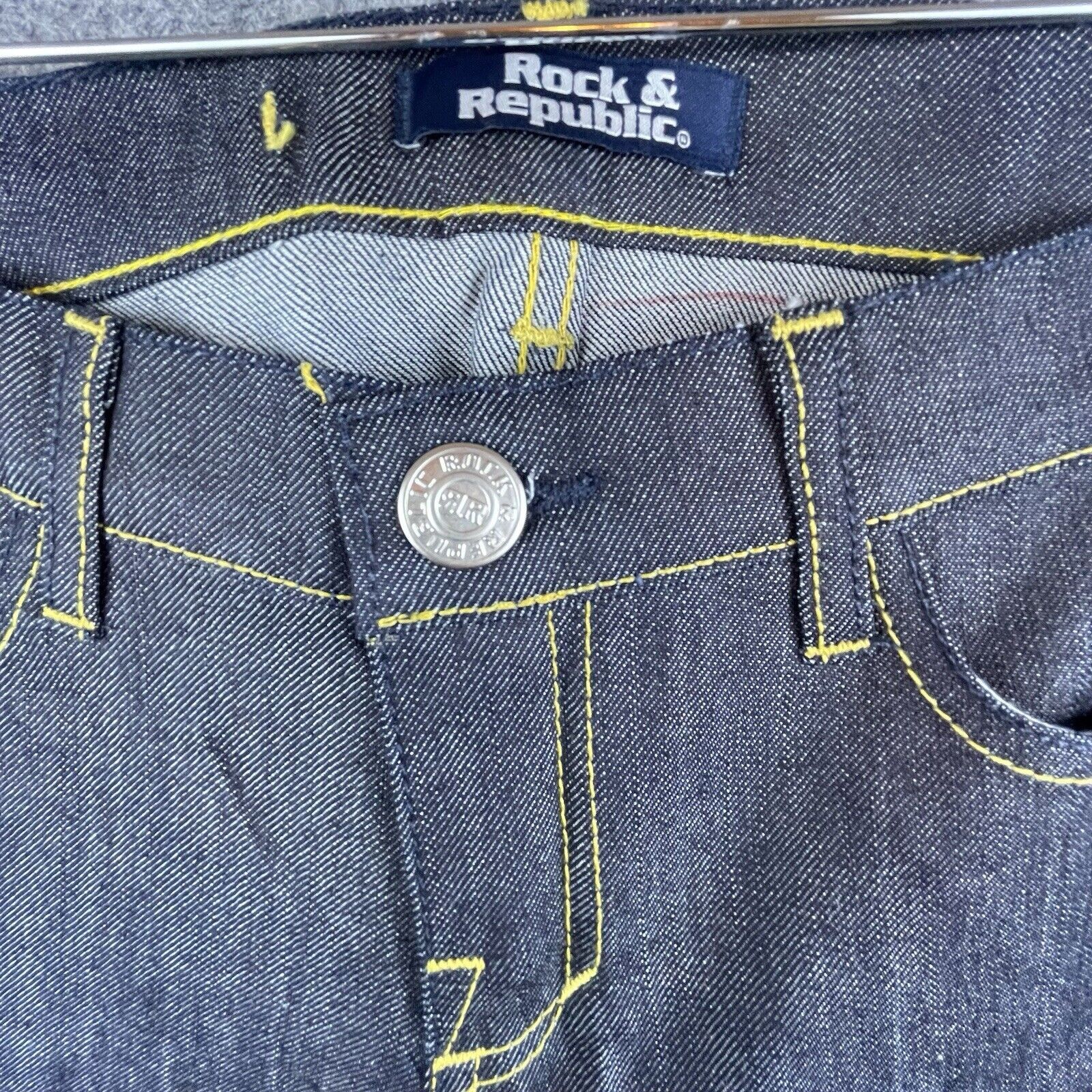 Rock & Republic Rock & Republic Jeans Women 24 Roth Flare Contrast Stitching Size 24" / US 00 / IT 34 - 3 Thumbnail