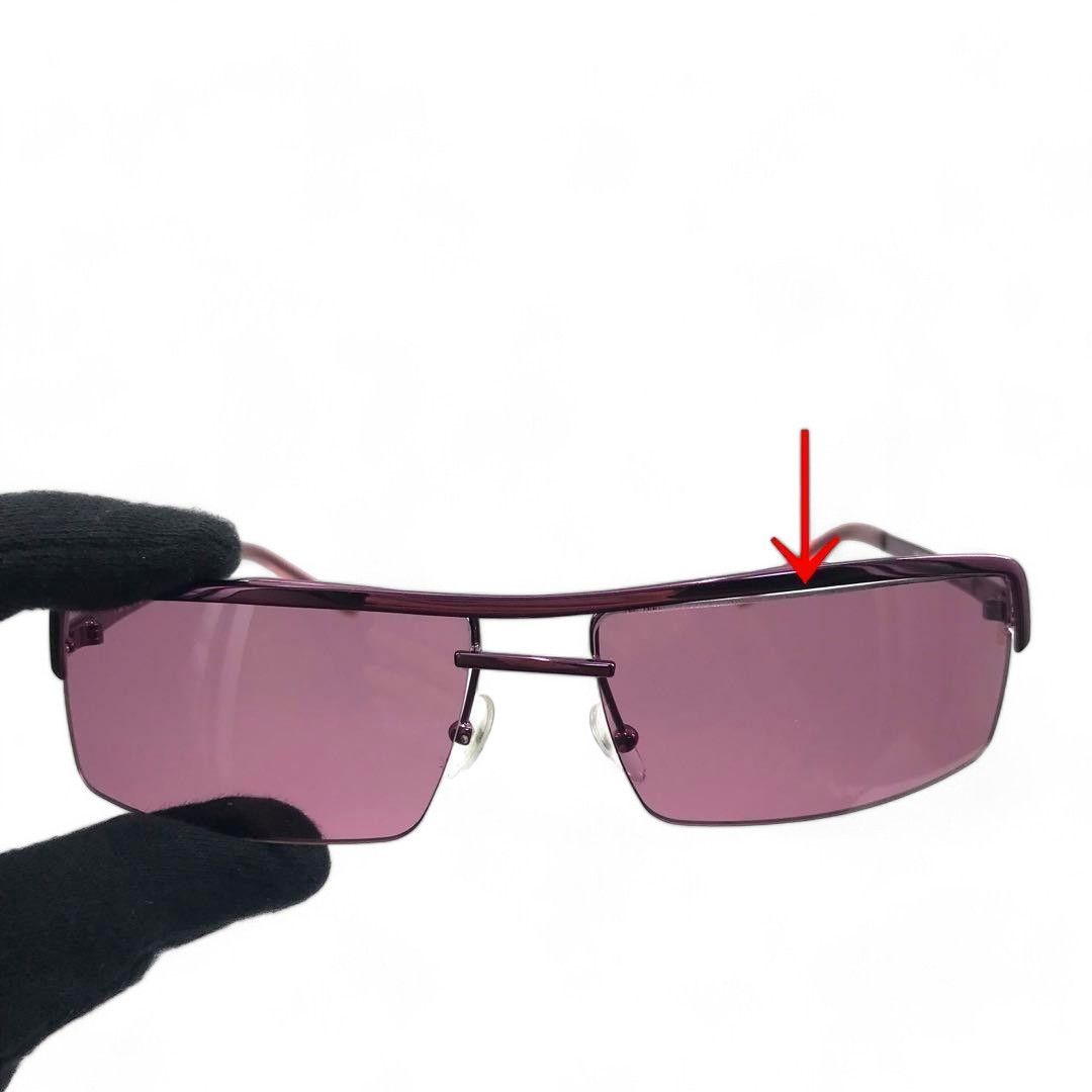 Gucci Gucci - Pink Sunglasses Purple Metal Size ONE SIZE - 9 Thumbnail