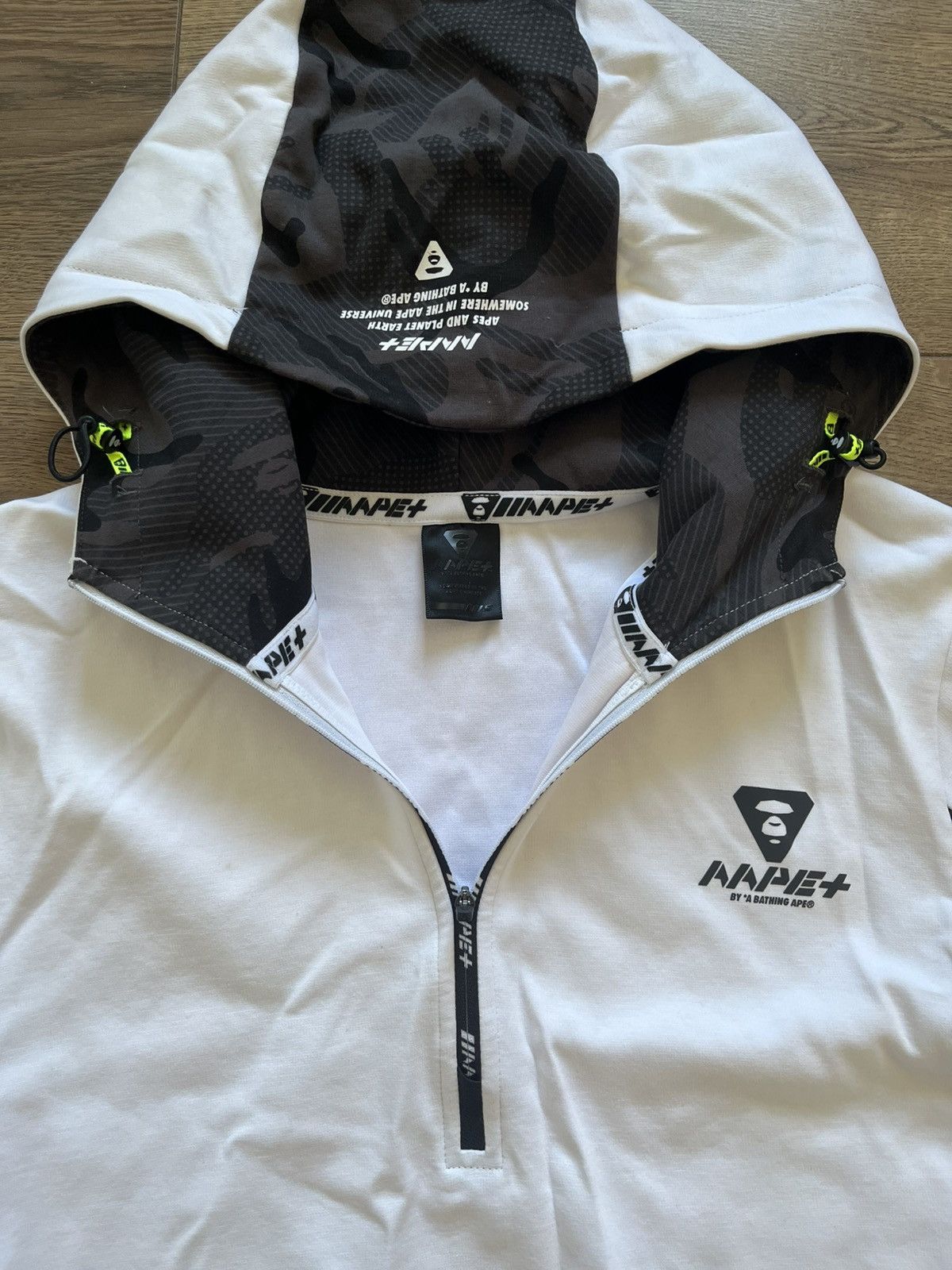 Aape AAPE by A Bathing Ape Half Zip Hoodie Size US S / EU 44-46 / 1 - 6 Thumbnail